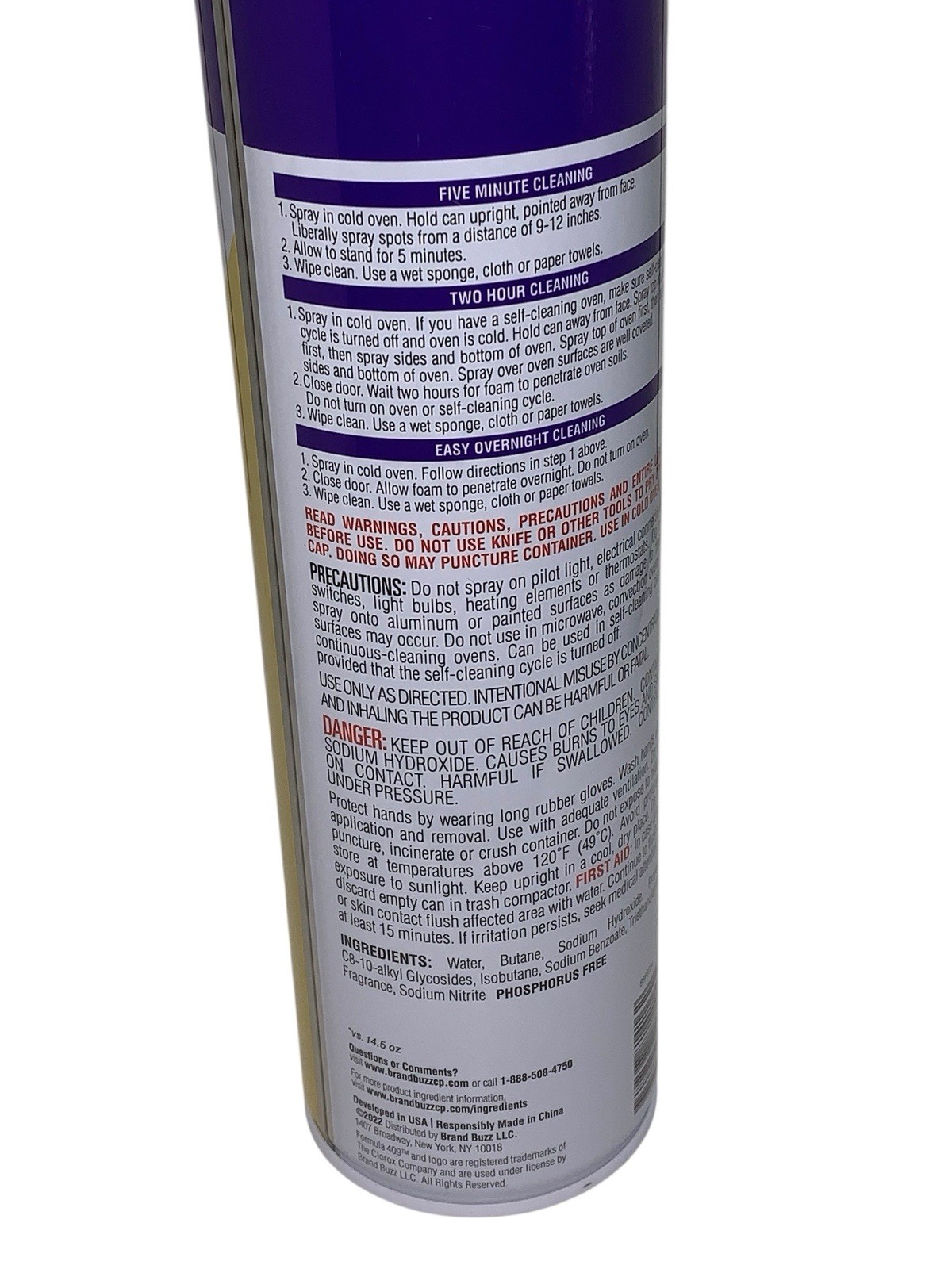409 Heavy Duty Spray-On Oven Cleaner, Cuts Through Grease & Grime