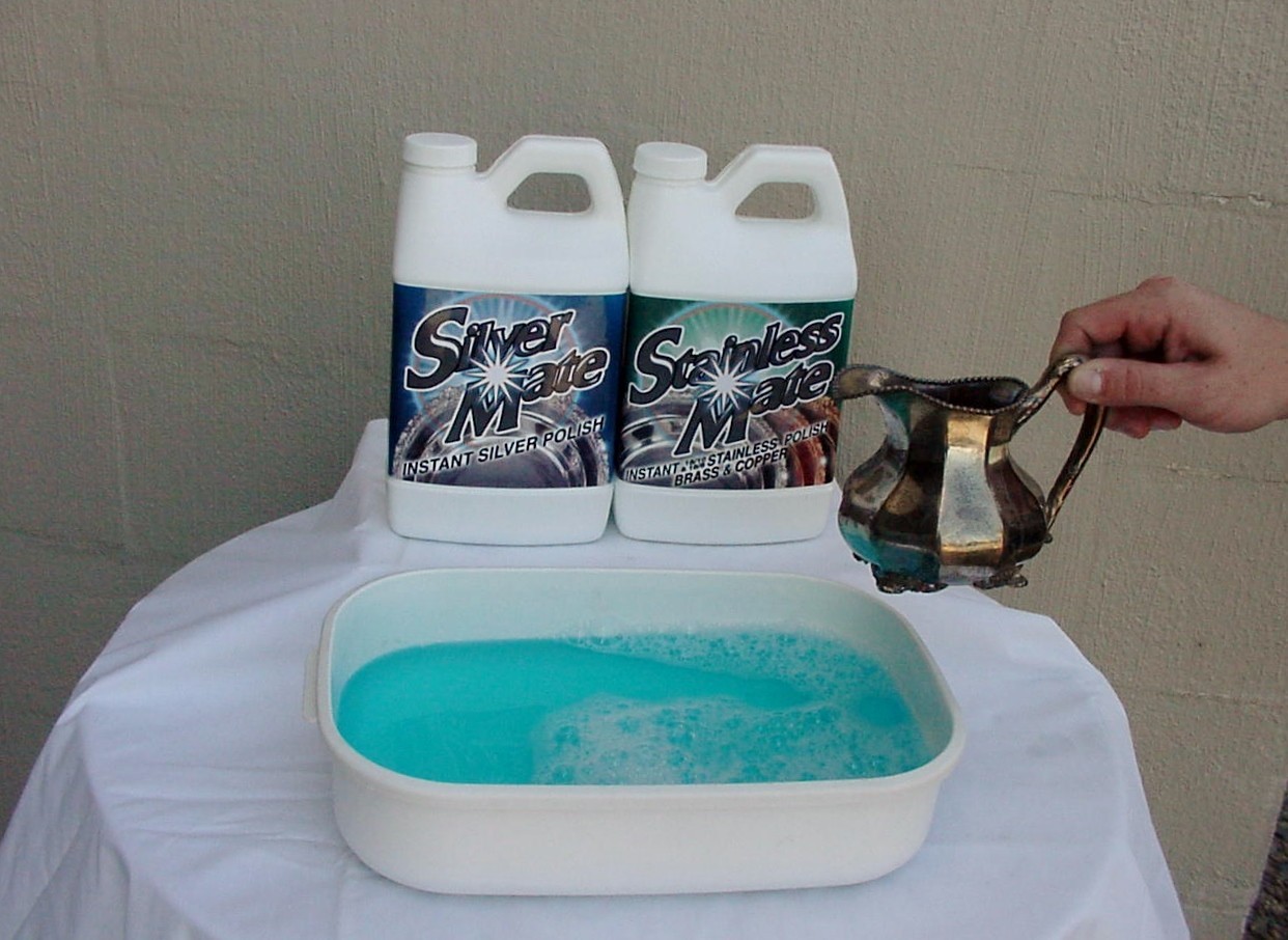 SilverMate Liquid Silver Cleaner, Silver Polish, Gold Cleaner, 3.5 gal