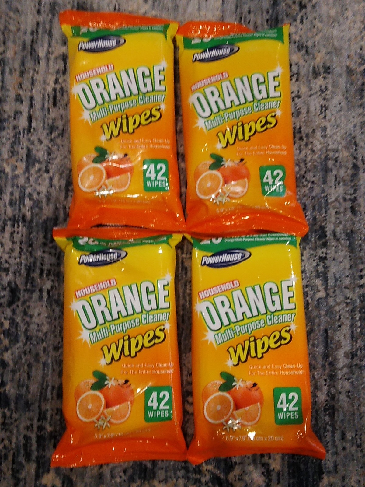 42 Power House Orange Citrus Multi-Purpose Cleaner. 4 Packs