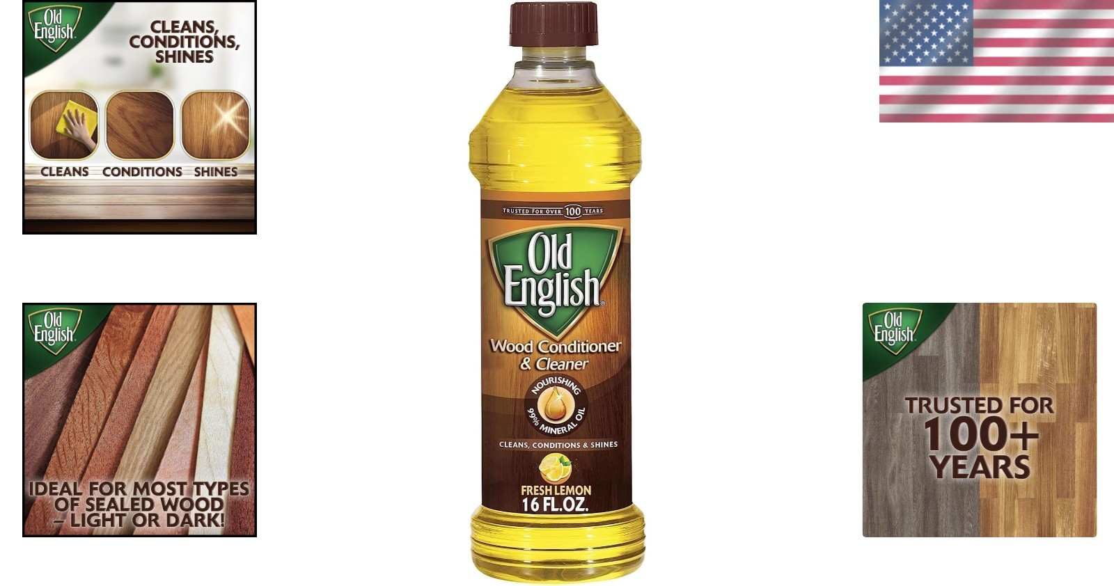 16 Fl Oz Lemon Oil – Enhance Your Wood Furniture with Natural Citrus Cleaning