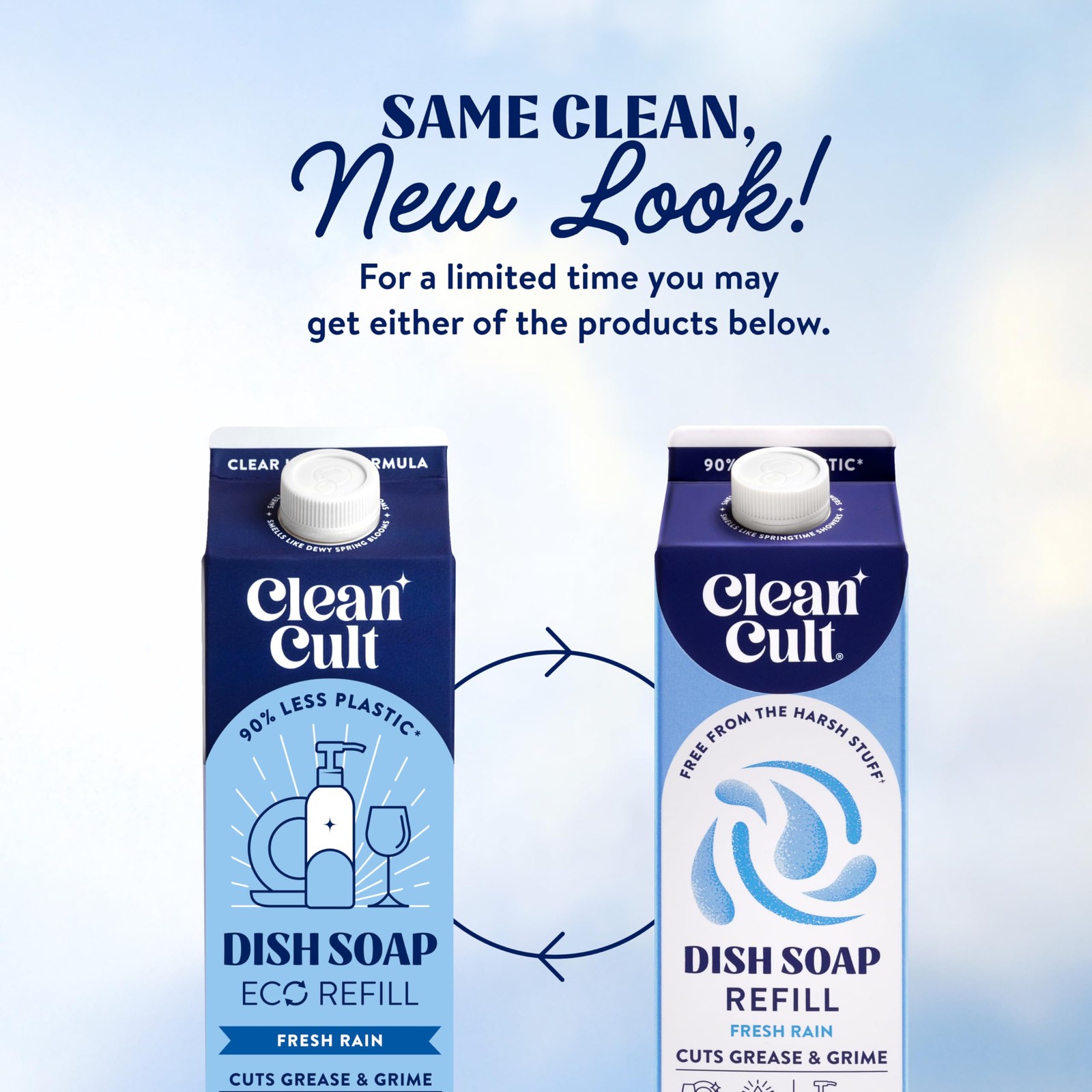 Plant-Based Dish Soap Refill 32oz – Cuts Grease, Eco-Friendly, Non-Toxic