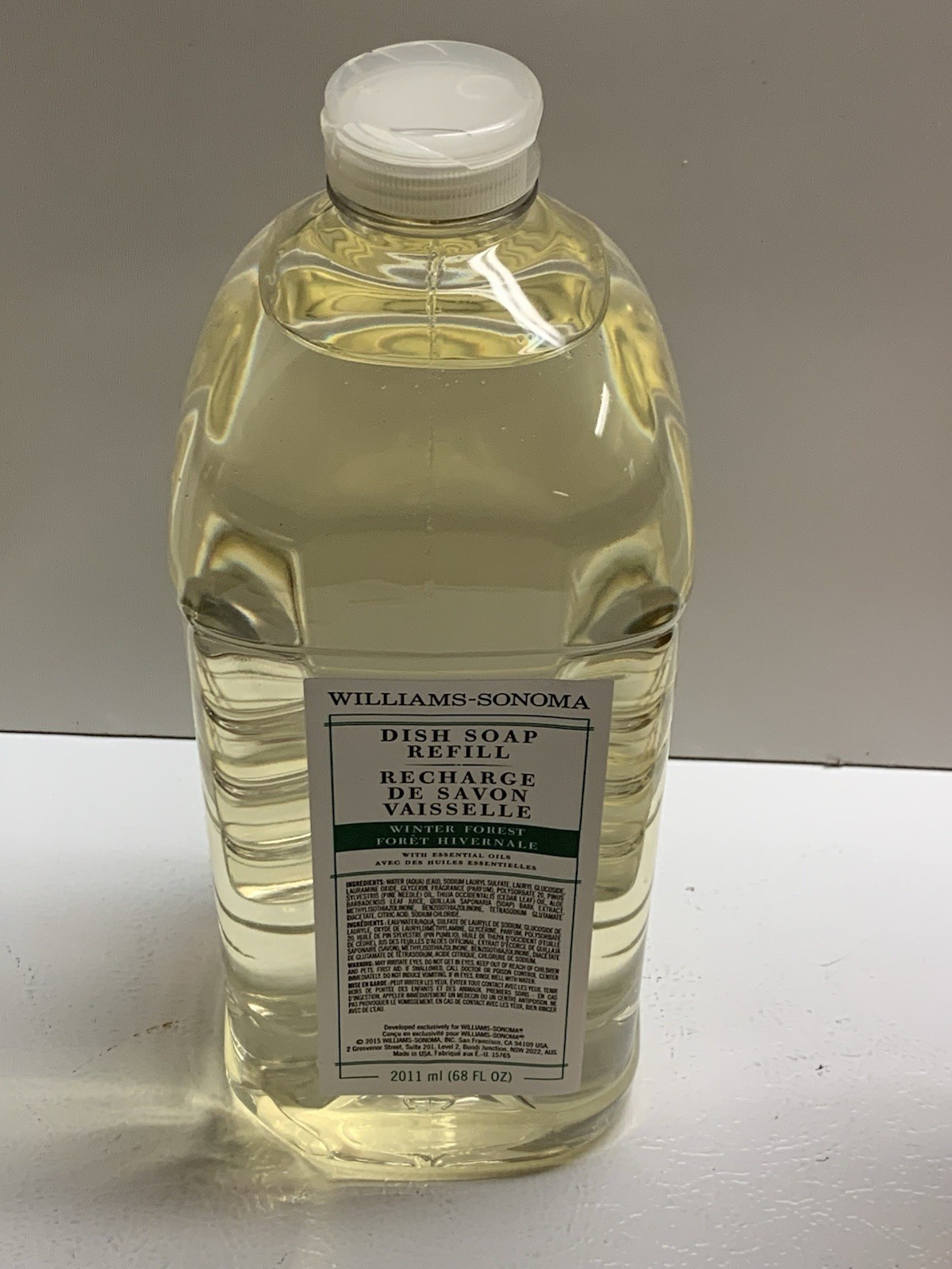 Williams Sonoma Winter Forest Dish Soap Refill – 68fl oz NEW
