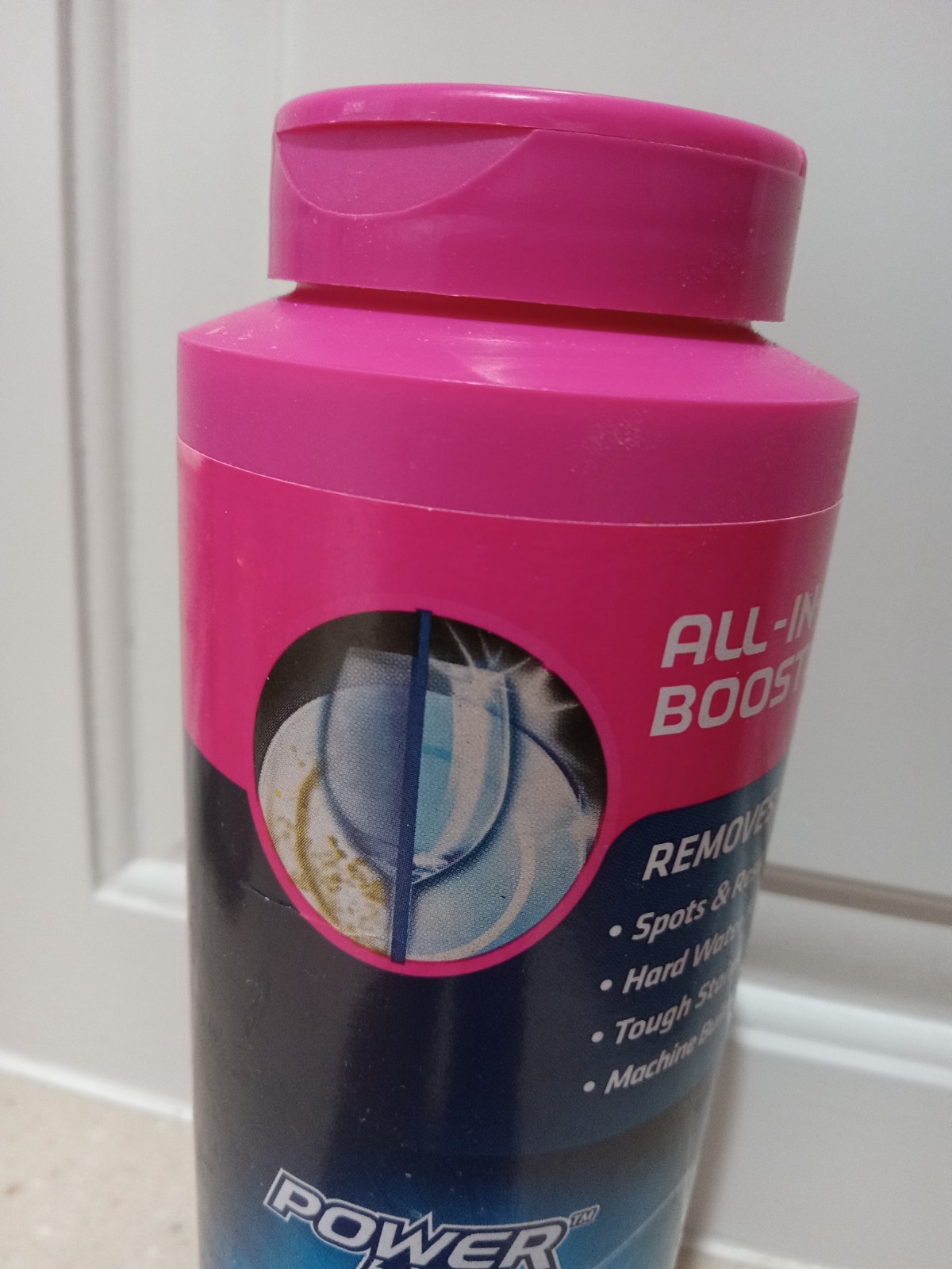 NOS 2012 Finish Hard Water Booster Powder 14 Ounces Lemon Sparkle Used- 2/3 full