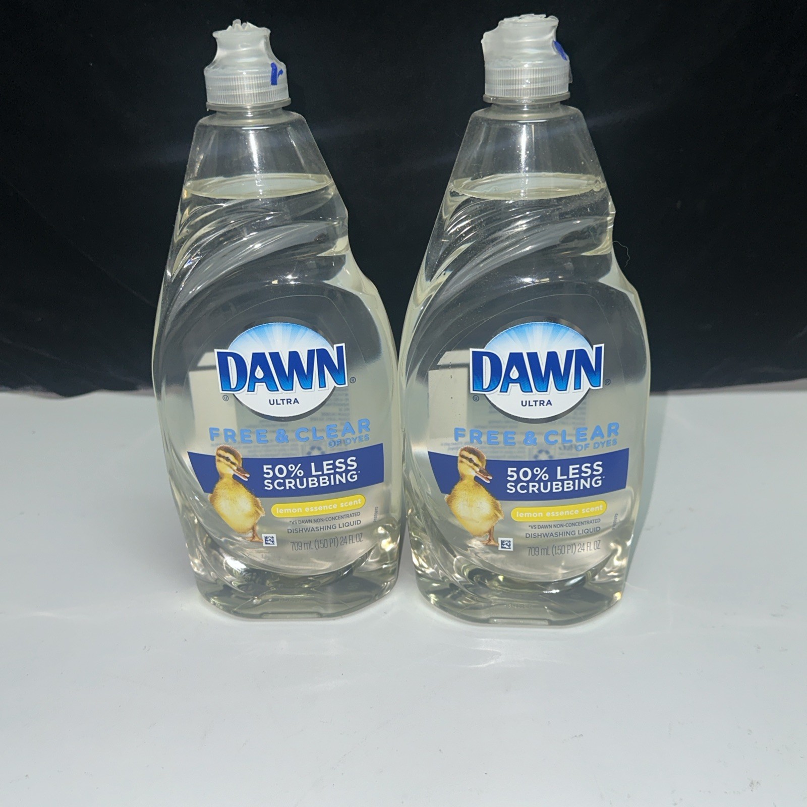 PACK of 2-Dawn FREE & CLEAR Dishwashing Liquid Dish Soap 24oz Each FREE SHIPPING