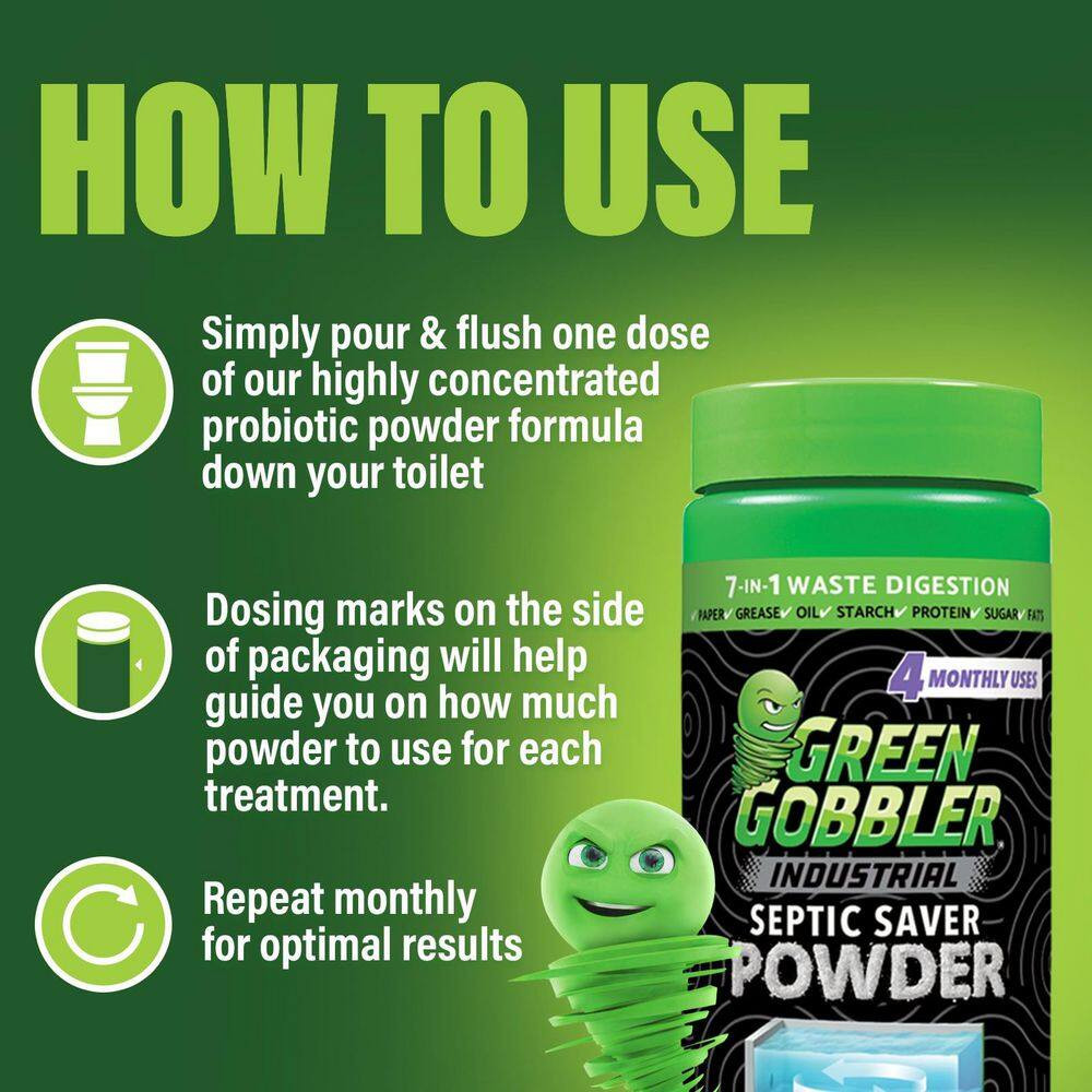 27 Oz. Industrial Septic Saver Powder Drain Cleaner