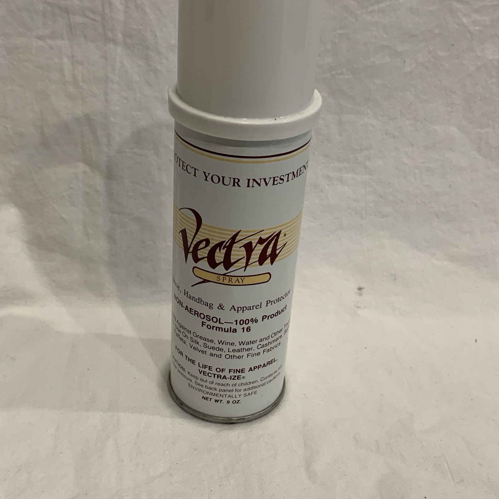 Vectra Apparel Spray Protect Silk Suede Cashmere Satin Taffeta Velvet Shoes 9oz