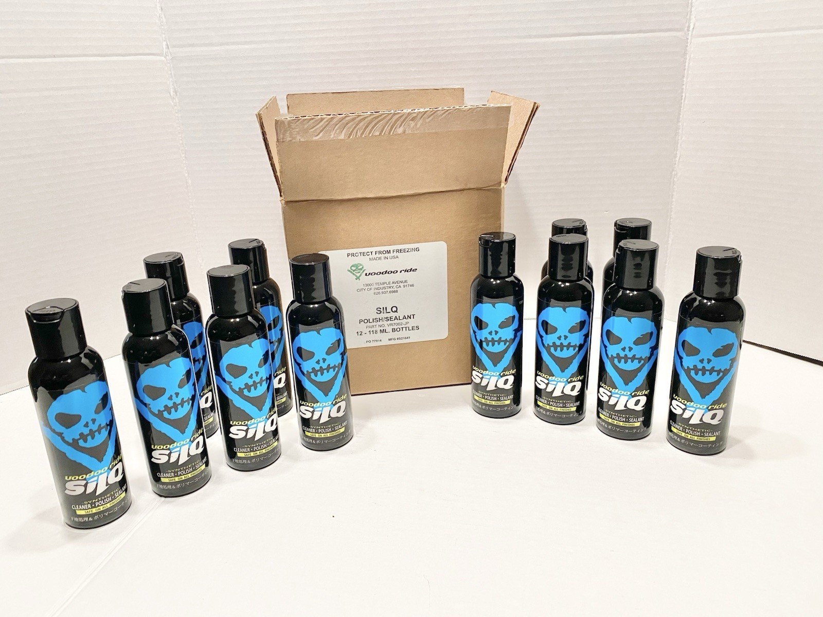 11 Bottles Voodoo Ride Silq Car Cleaner Polish & Sealent 118ml