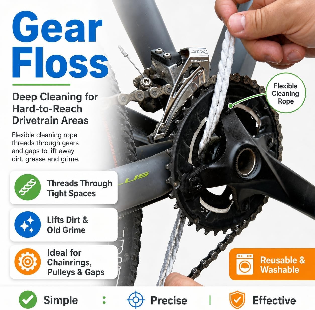 Bike Chain Cleaner Kit, 560ml/19oz Biodegradable Degreaser with 2oz Wet Chain…