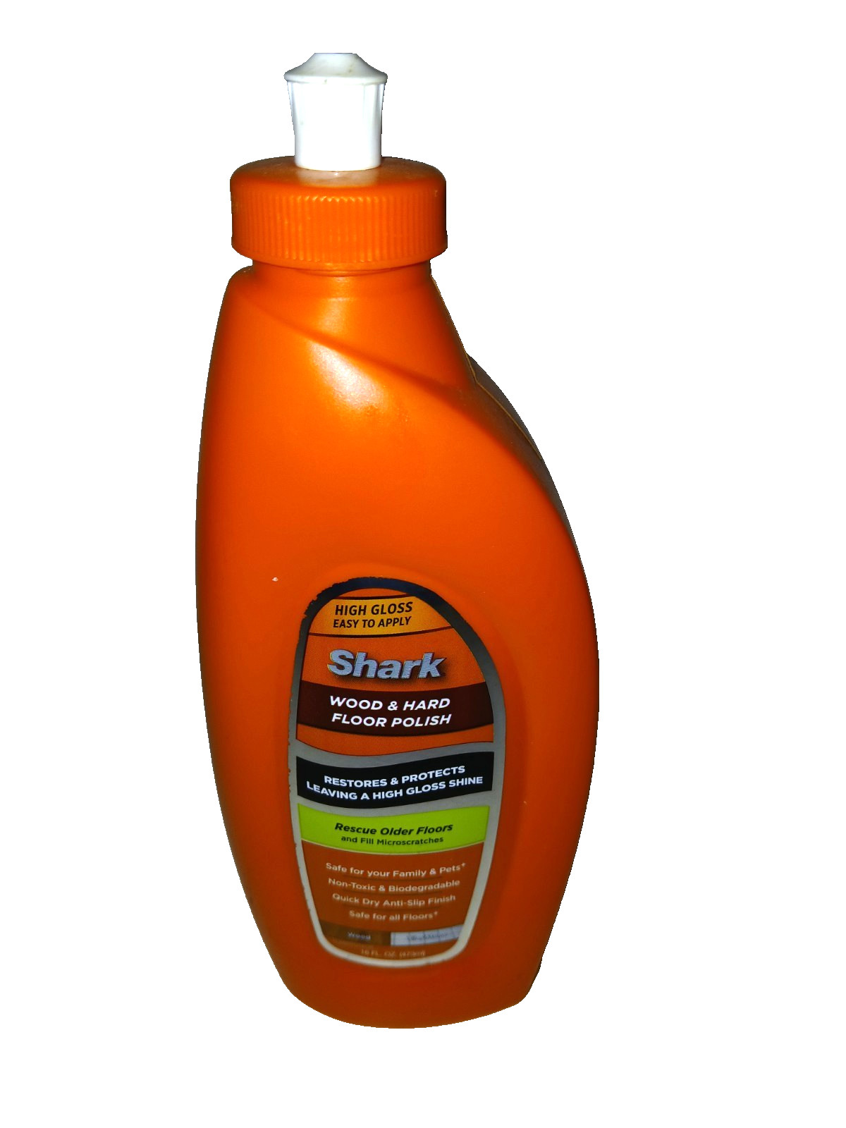 Shark Wood And Hard Floor Polish 16 oz High Gloss Restores Protects New Sealed