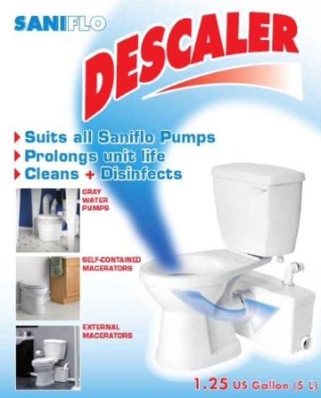 Saniflo 052 Descaler 1.2 Gallon Bottle