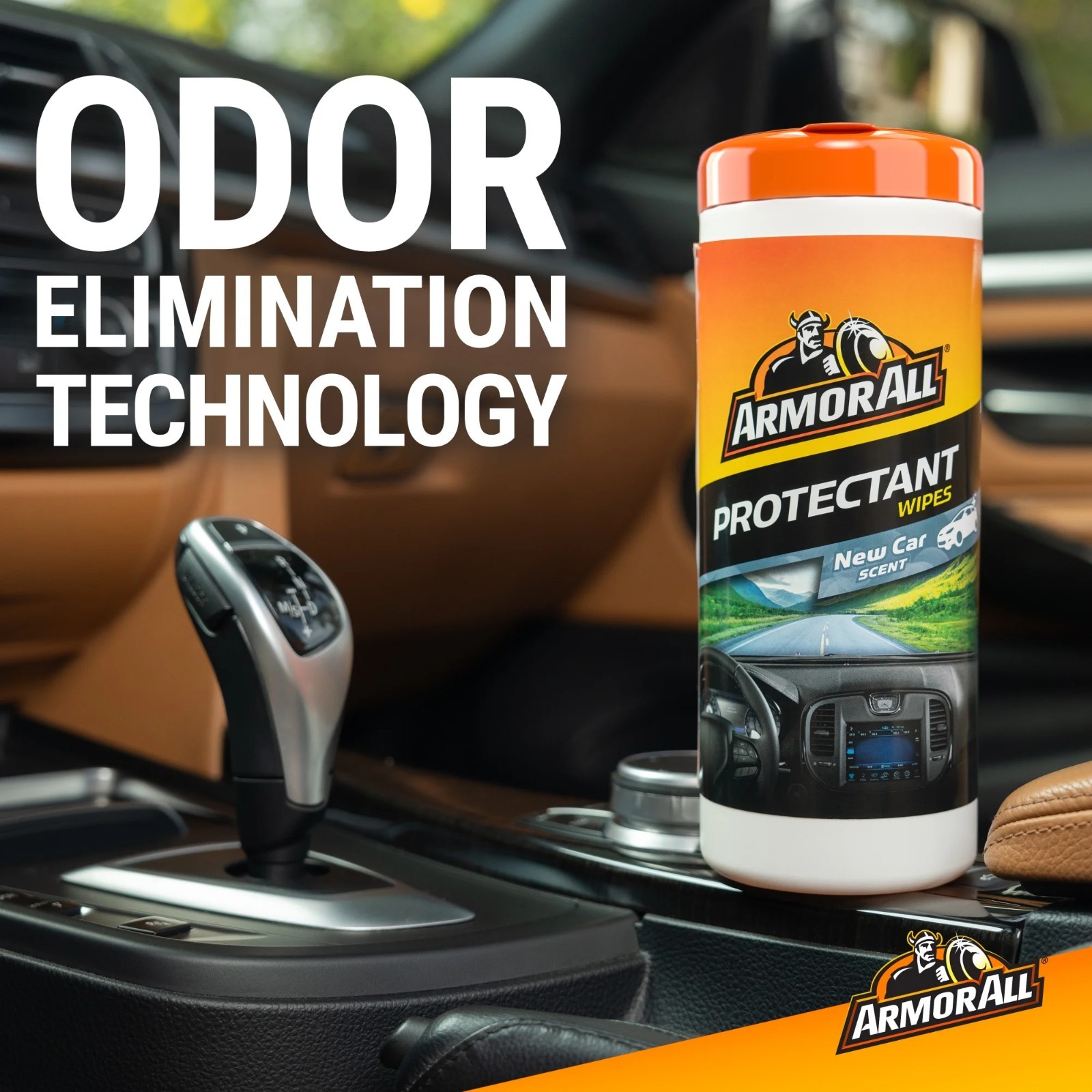 Armor All Car Interior Protectant Wipes in New Car Scent, 25 Count