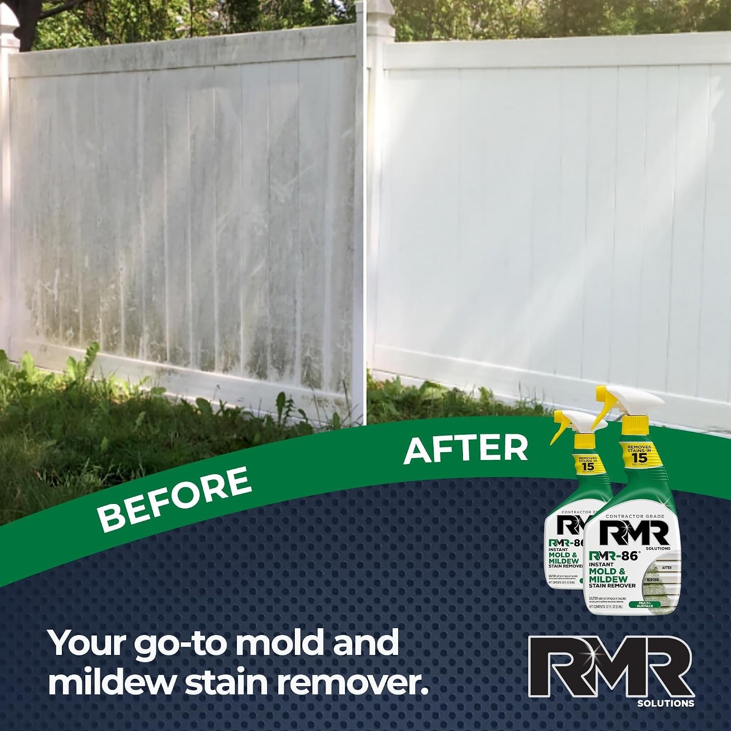 RMR-86 Mold and Mildew Stain Remover Spray 2 Pack 32 oz Indoor Surface Cleaner