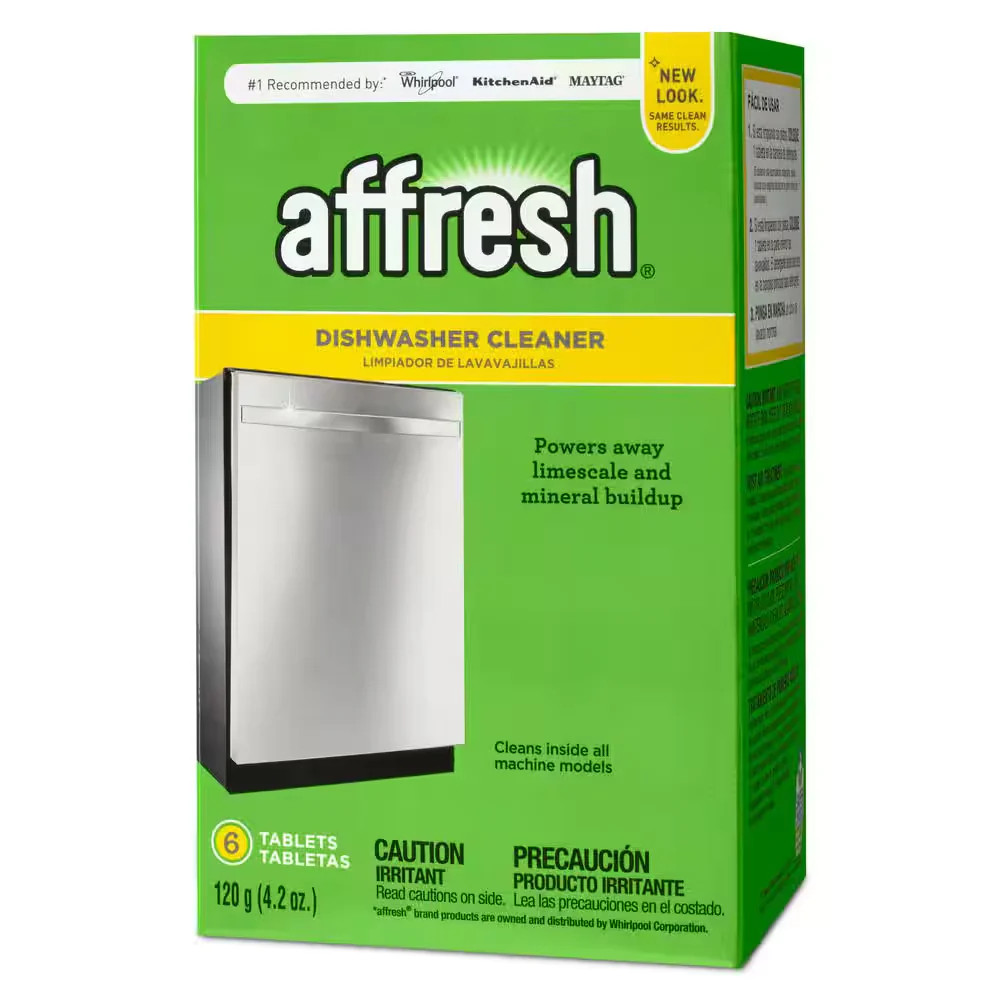Affresh Washing Machine Cleaner, For Whirlpool, Maytag & Amana, – 6 Tablets