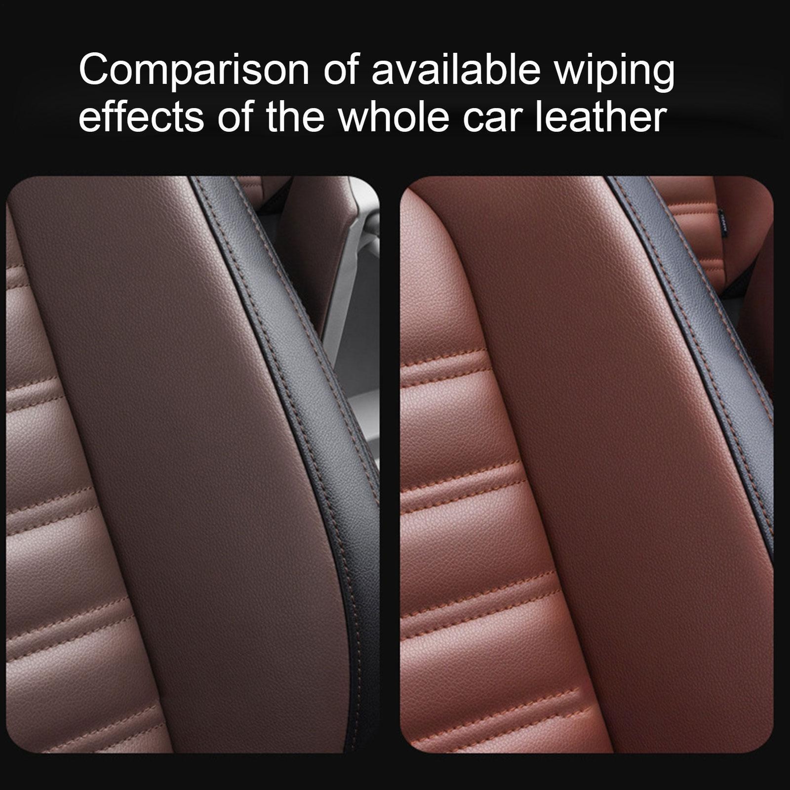 Car Leather Restoration Brightening Wipes 80PCS Leather Conditioning Wipes