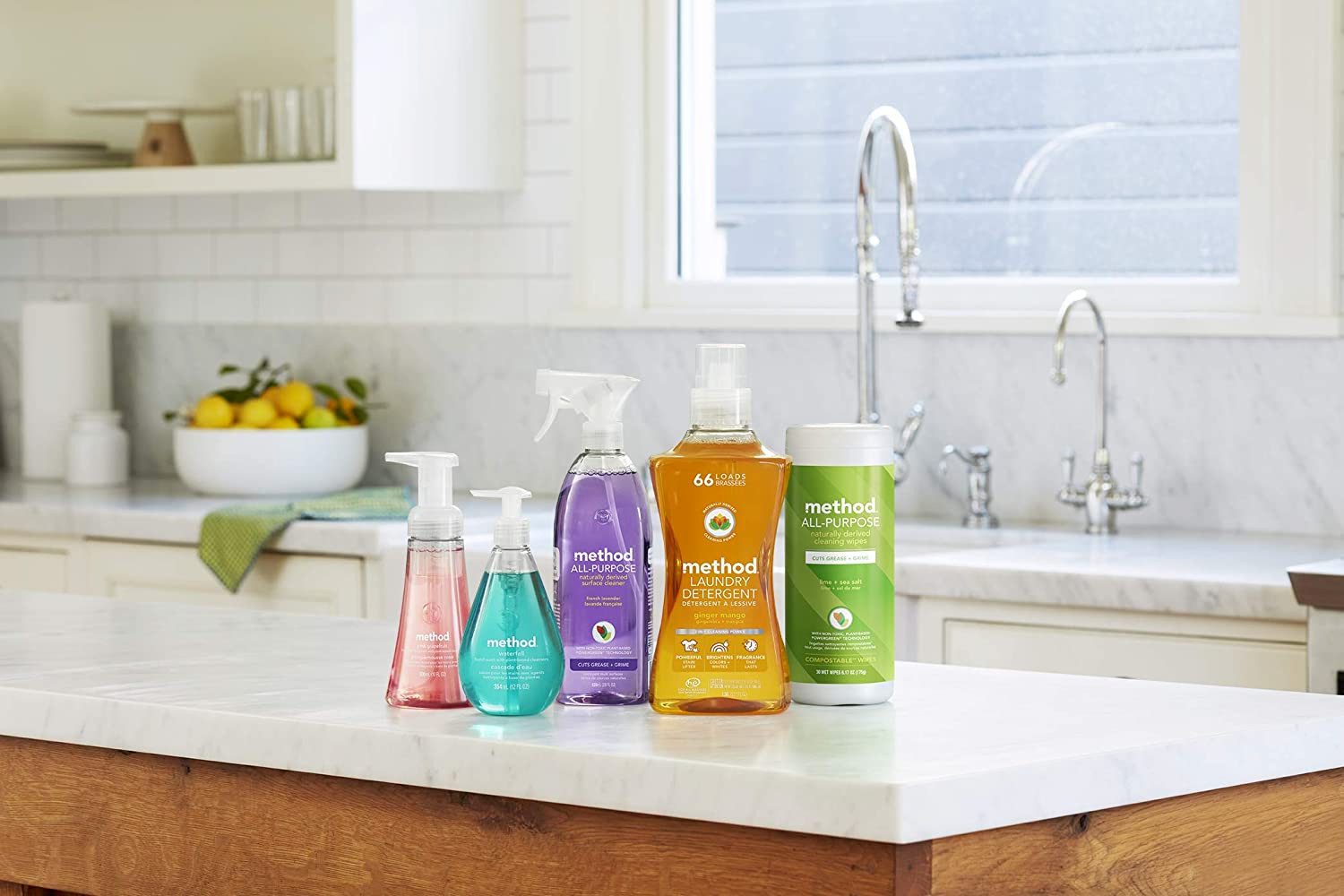 Method 2 Packs Included Daily Granite Cleaner Spray, Apple Orchard, 28 Ounce ea.