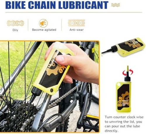 7 in 1 Bike Chain Cleaning Kit, Bike Chain Cleaner includes 350ml Degreaser S…