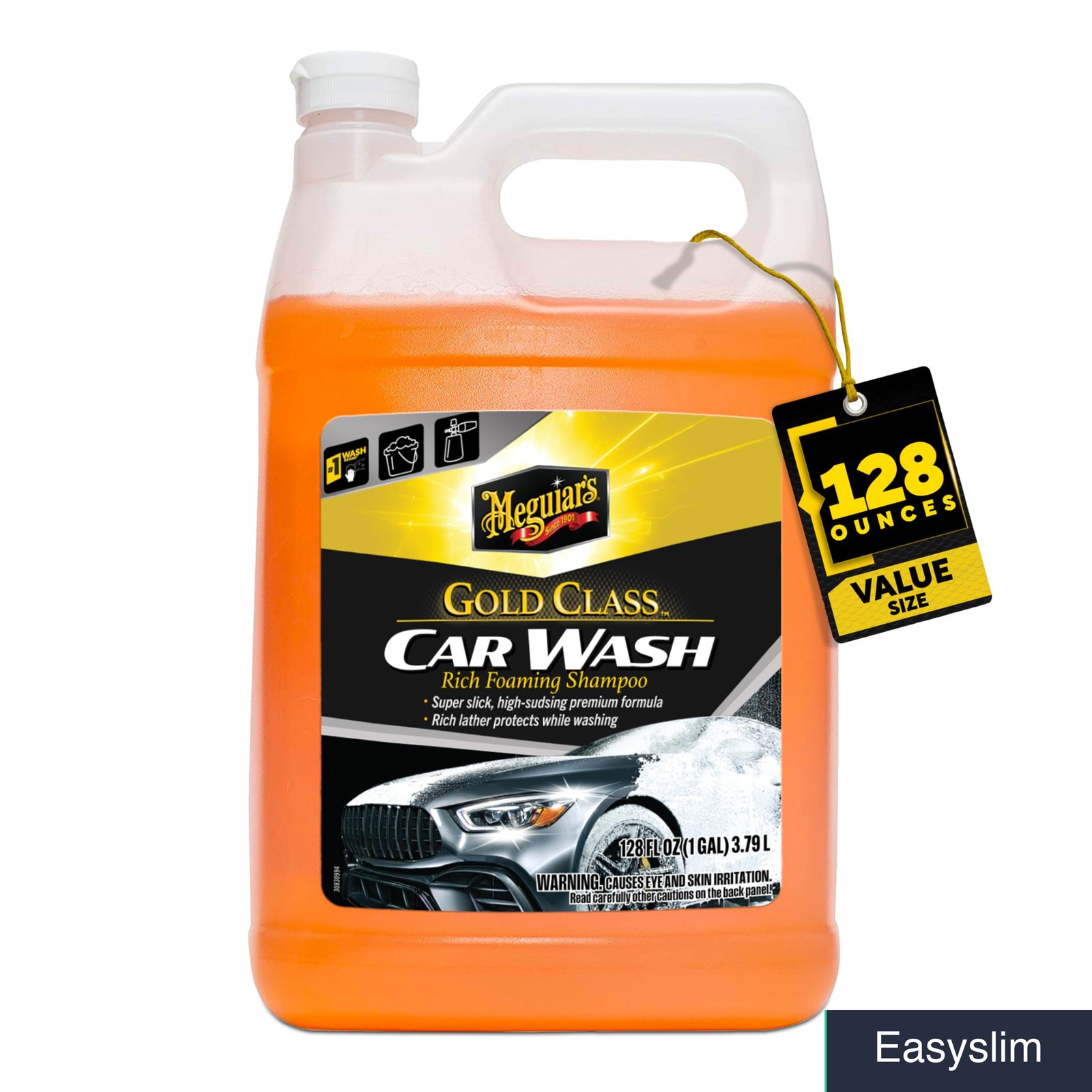 Car Wash Soap 1 Gallon Biodegradable Ultra-Rich Foam Cleaner & Conditioner