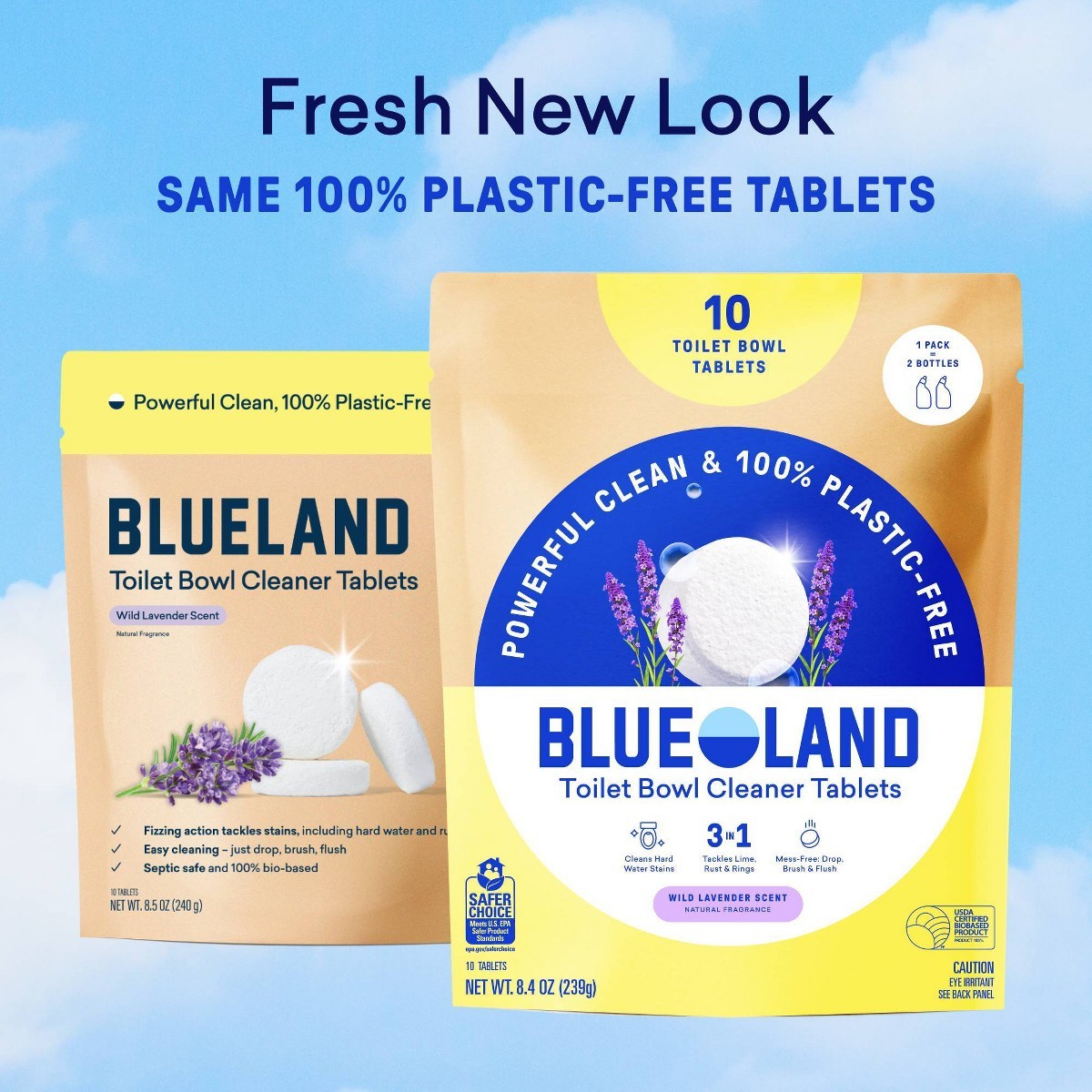 Blueland Wild Lavender Toilet Bowl Cleaning Tablets – 8.4oz/10ct