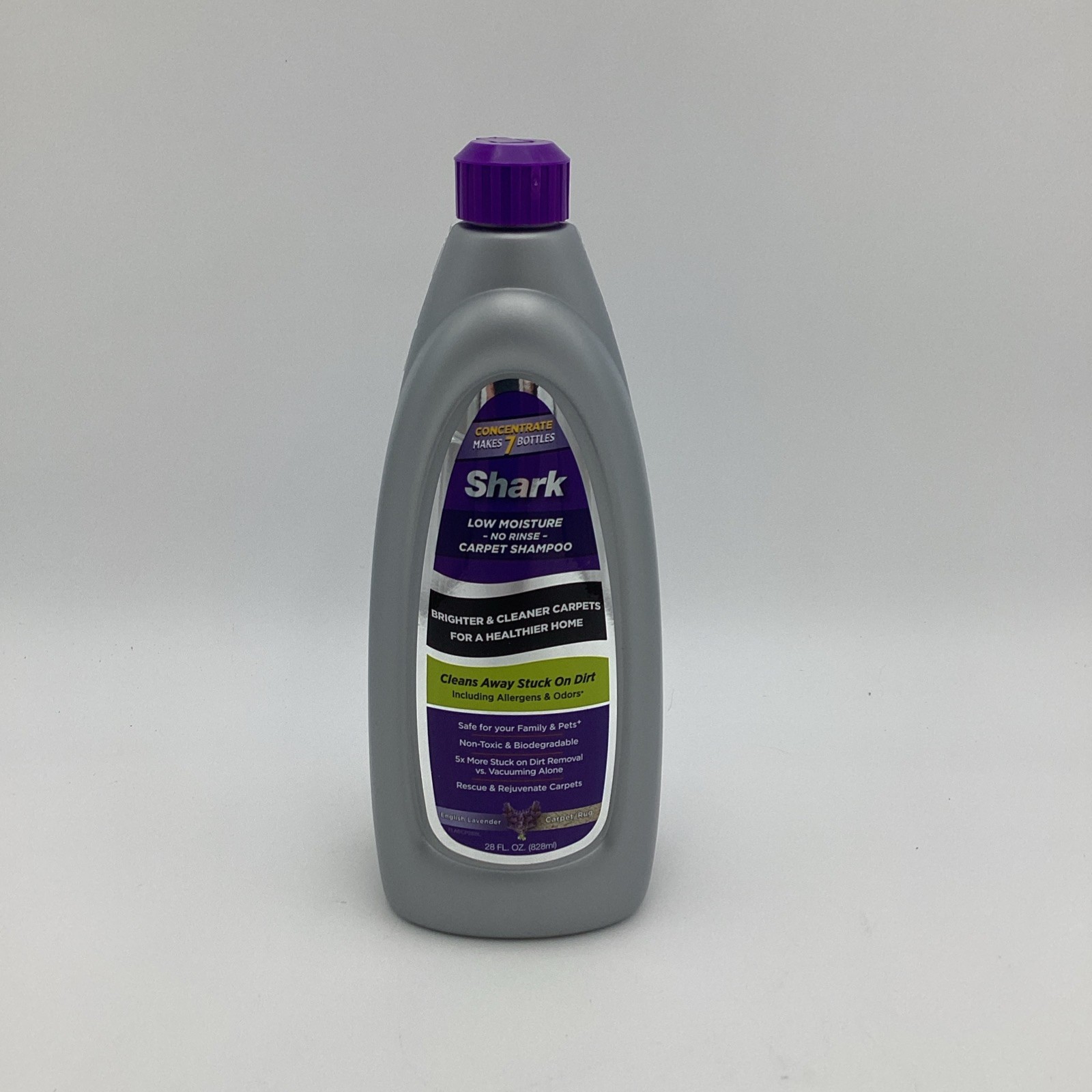 Shark Low Moisture No Rinse Carpet Shampoo English Lavender 28 fl oz Brand New