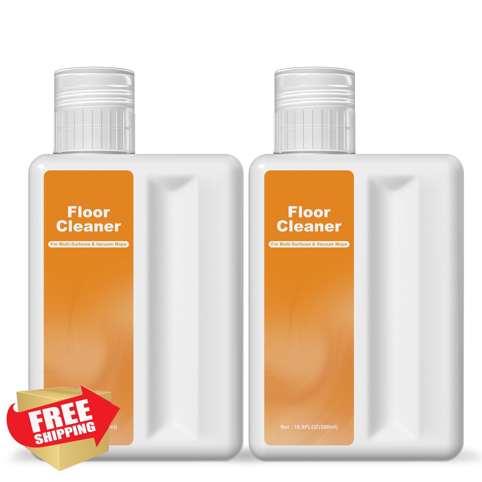 QKLYXEN Floor Cleaner Orange 1L 2 Pack