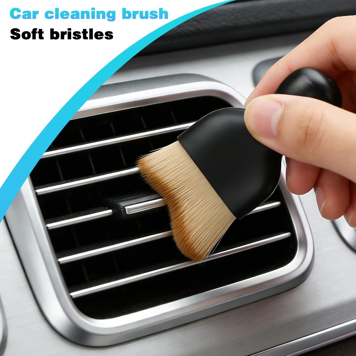 5 Pcs Car Detailing Brush Kit Automotive Interior Exterior Detailing Kit