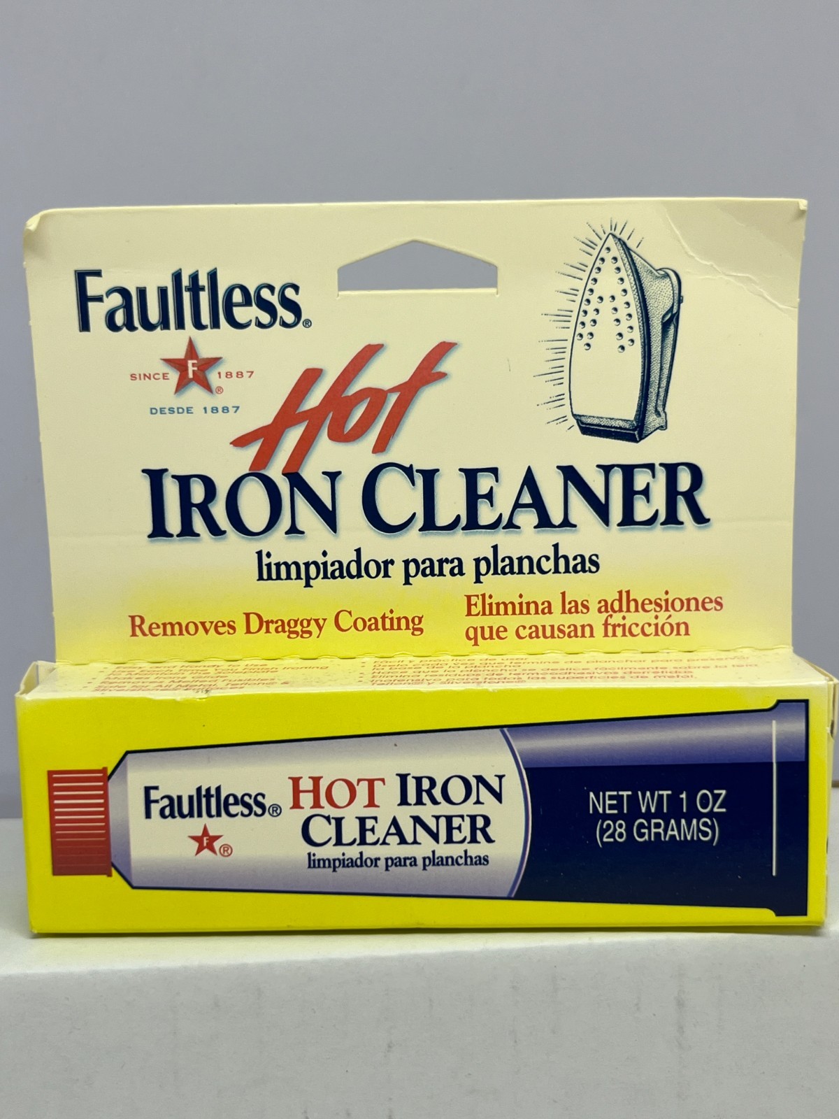 NEW Faultless Starch 40110 Faultless Hot Iron Cleaner 1oz ( 28 Grams)
