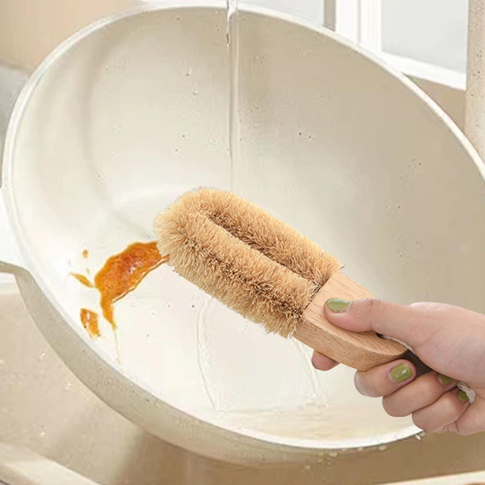 Pot Brush Cleaning Kitchen Cleaner Kitchen Supplies Easy Hanging Practical