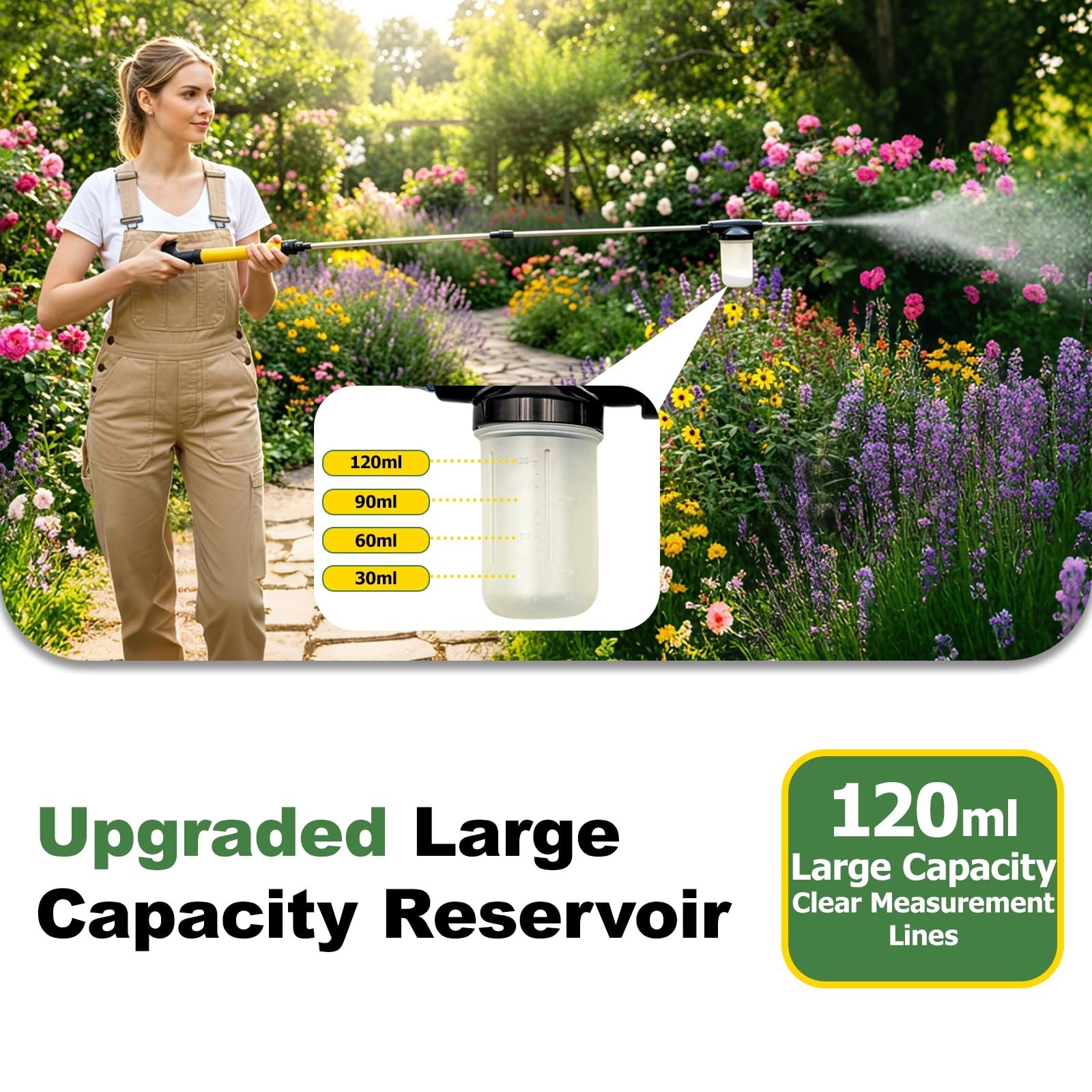 Adjustable Diatomaceous Earth Powder Duster 4FT – Pump Applicator & Sprayer