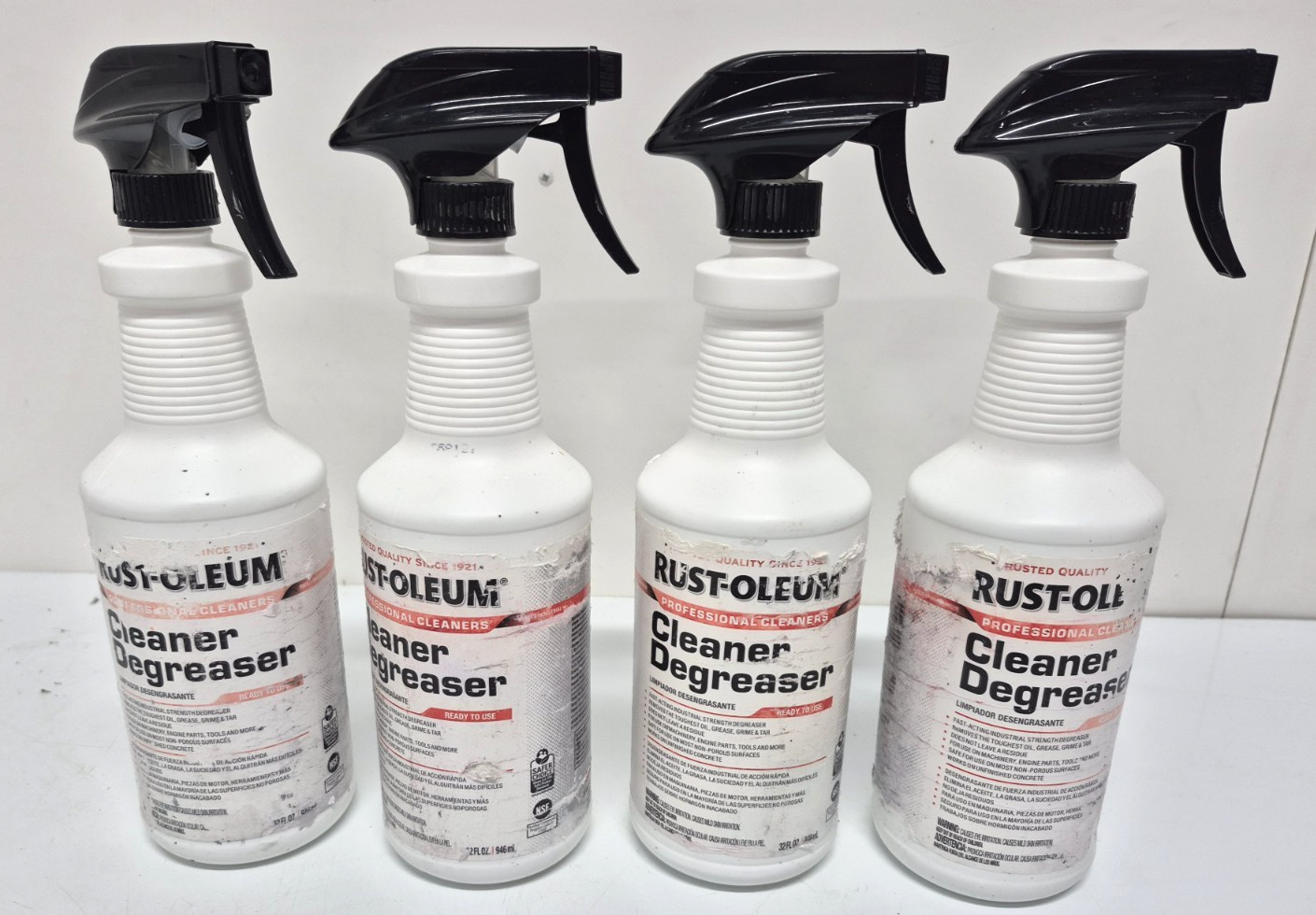 Rust-Oleum Professional Cleaning, Cleaner Degreaser 32oz, Ounces 32 oz Lot of 4