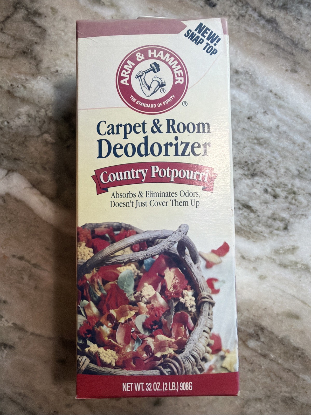 VTG 1997 ARM & HAMMER CARPET DEODORIZER Country Potpourri , 32oz Eliminate Oder