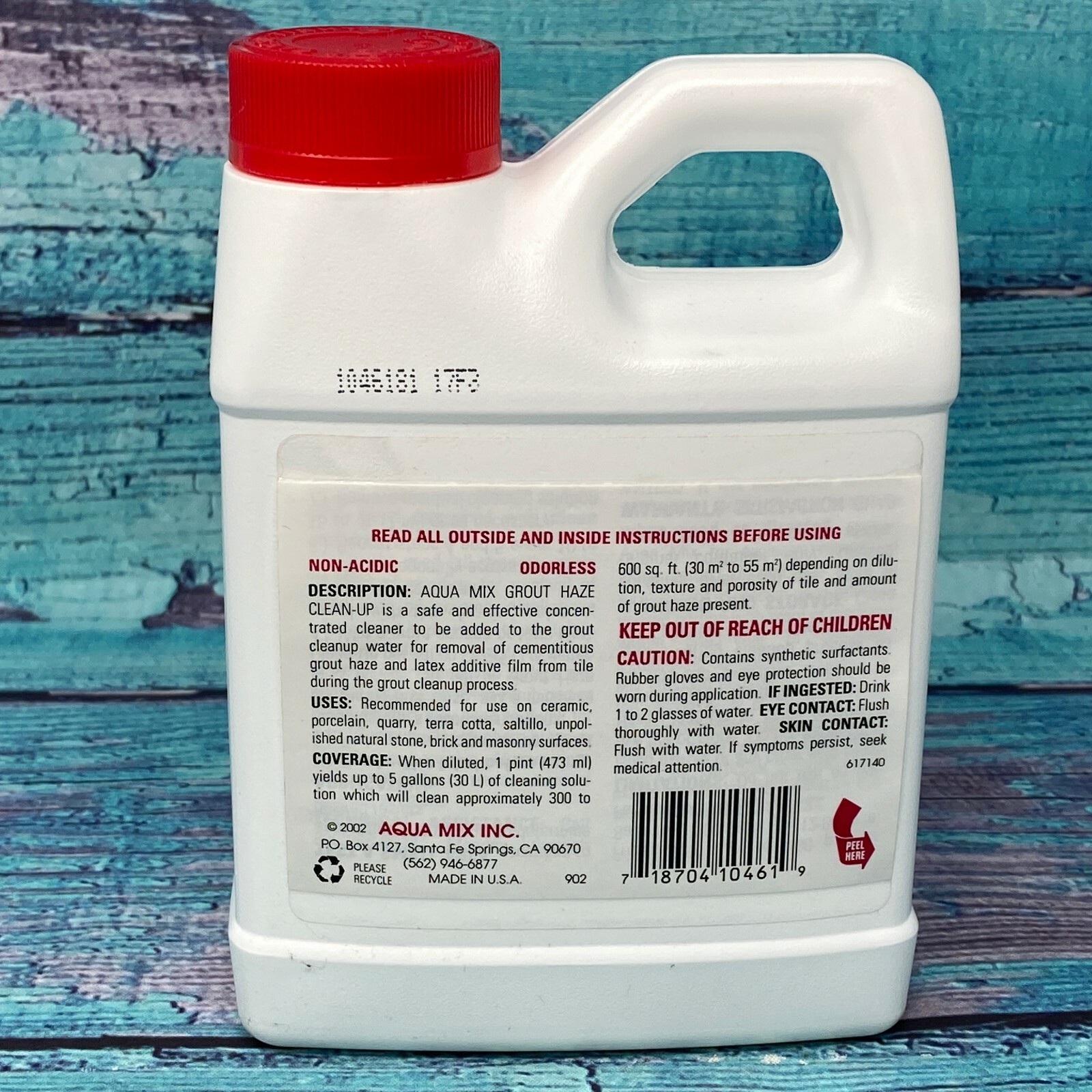 Aqua Mix Professional Grout Haze Clean-Up Pint (2) 16 oz Bottles – 32 Oz Total