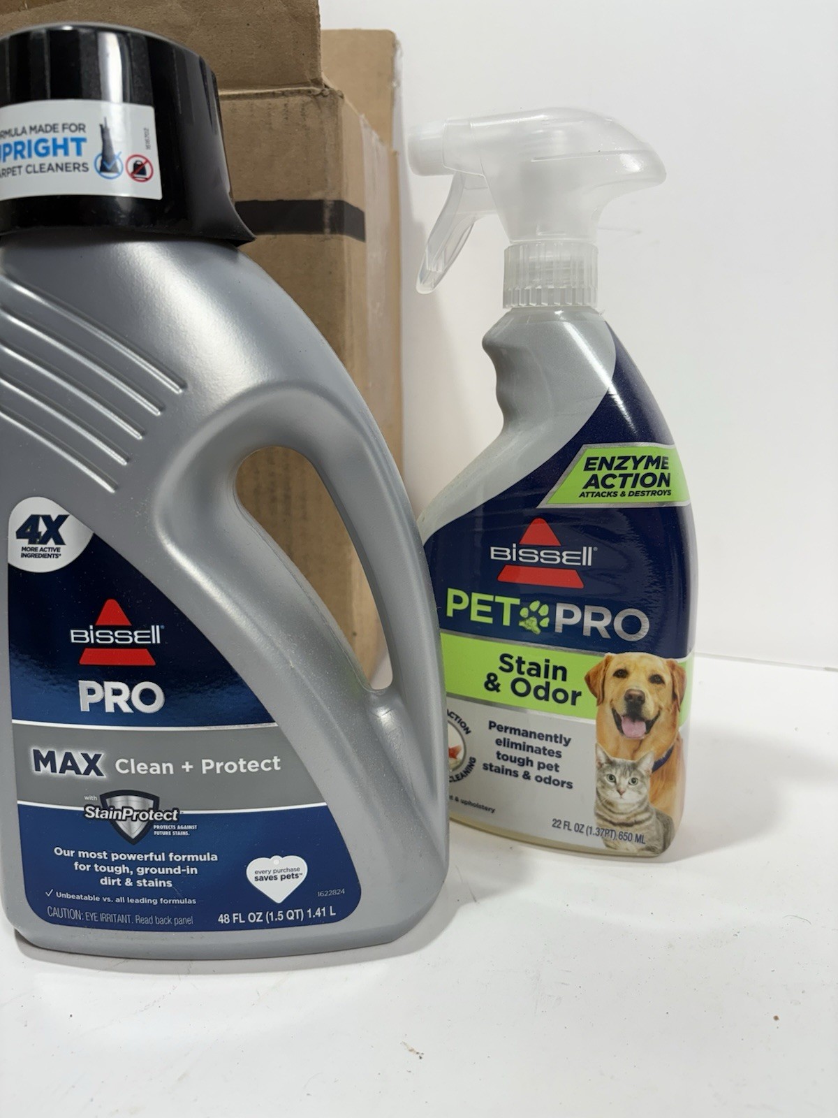 BISSELL Professional Formula Kit for Upright Carpet Cleaning 4 Piece Set Oxy Max