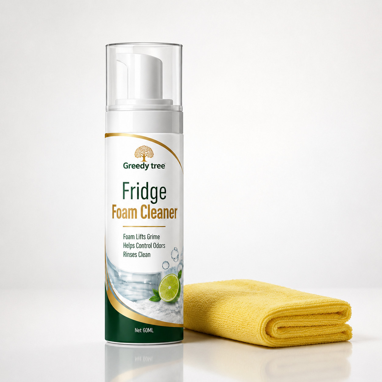 Refrigerator Cleaner Foam Spray For Fridge Shelves Helps Control Odors