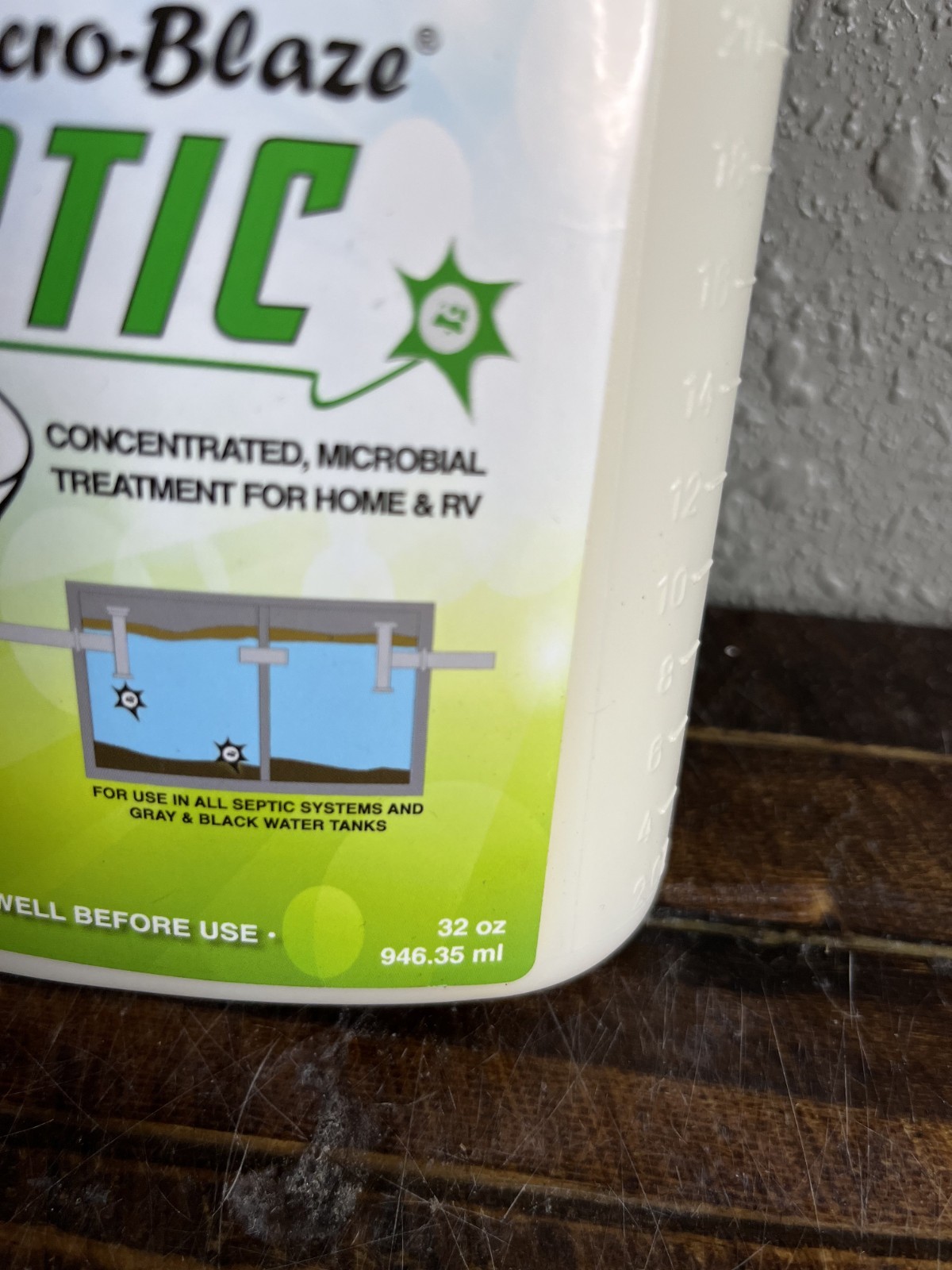 Micro-Blaze Septic 32 oz Concentrated Microbial Treatment RV & Home System Clean