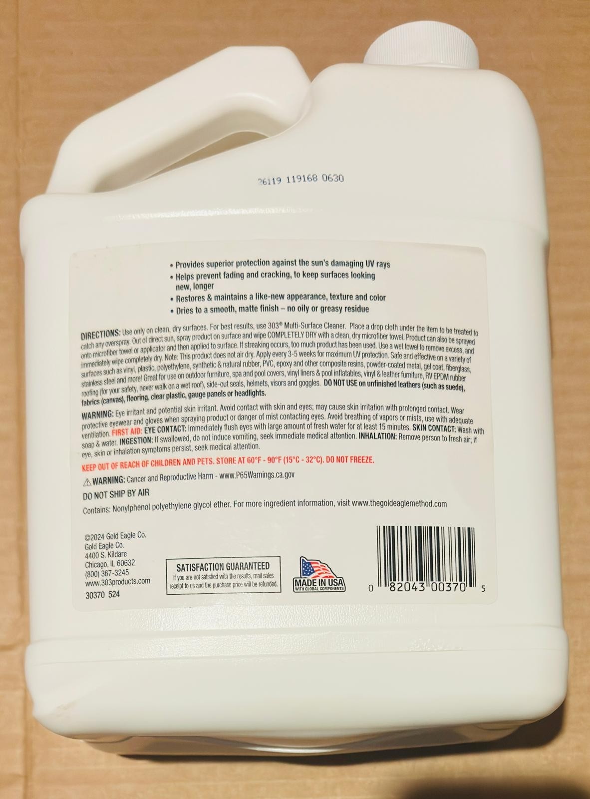 303 Products Marine Aerospace Protectant Spray, UV Protection for Boat Vinyl & S