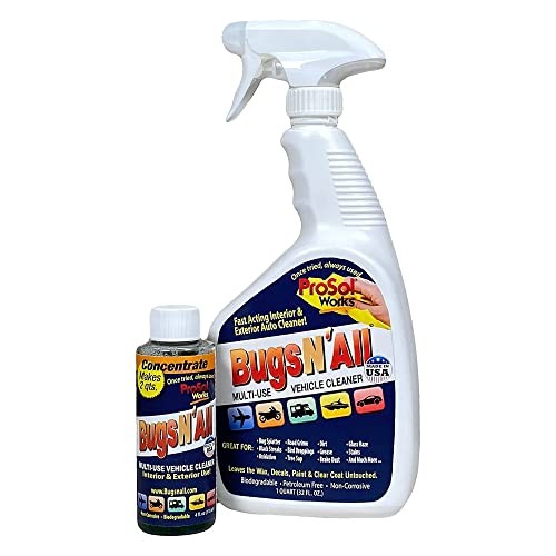 Bugs N’ All Multipurpose Car Cleaner & Degreaser Multi-Surface Car Cleaner 4 oz