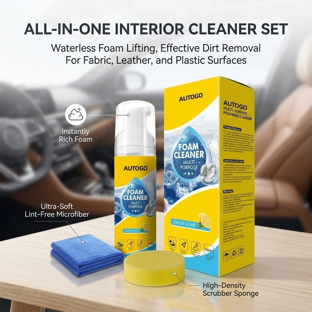 4-in-1 Multi-Enzyme Foam Cleaner,New Foam Cleaner Multi Purpose All-Purpose NEW