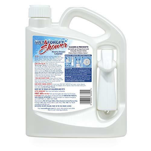 Wet & Forget Shower Cleaner Weekly Application Requires No Scrubbing,