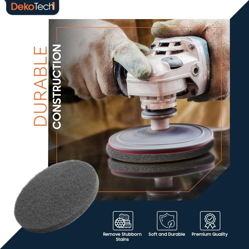 Premium 5-Inch Hook & Loop Scouring Pads – Heavy-Duty Abrasive Cleaning Pads