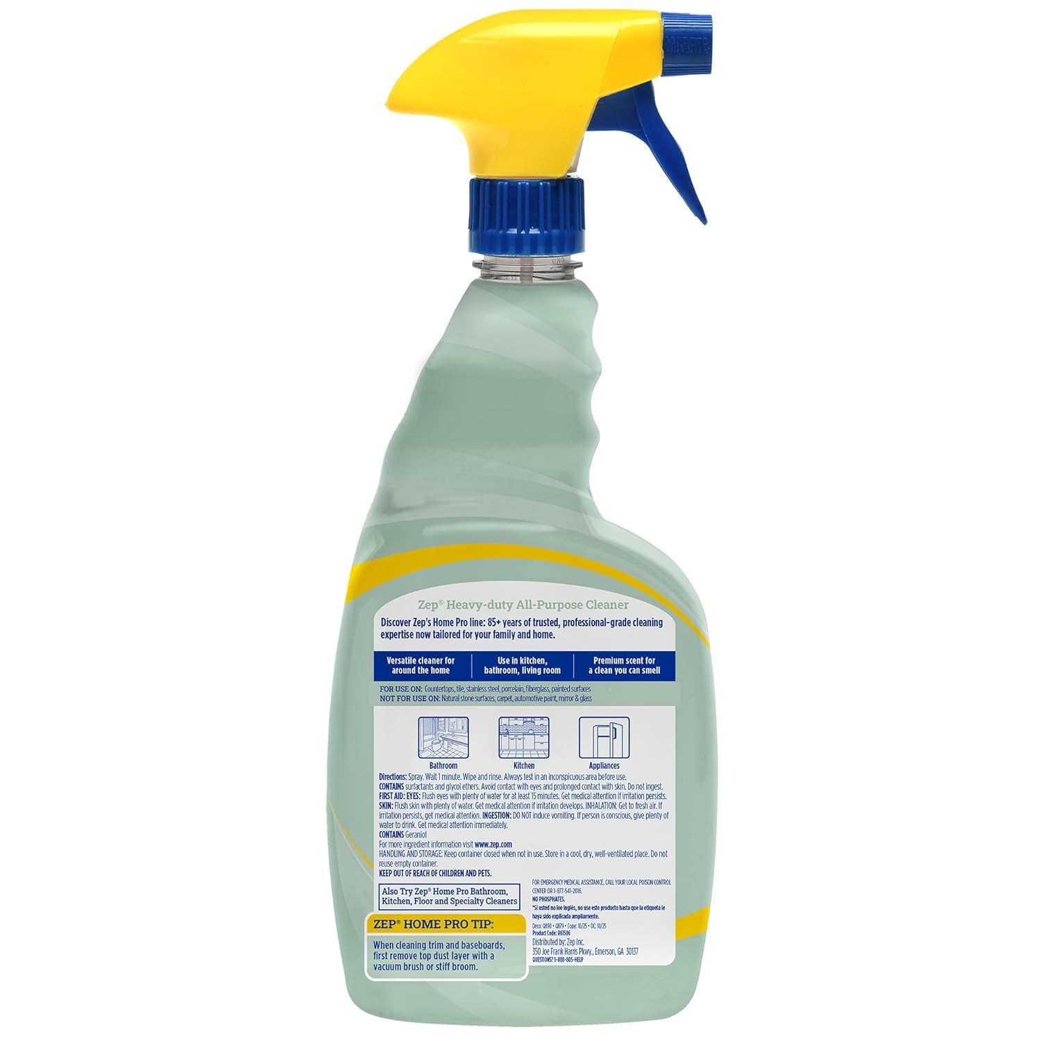 Home Pro Heavy-Duty All-Purpose Cleaner – 32 Oz (Pack of 1) R61506 – Removes Tou