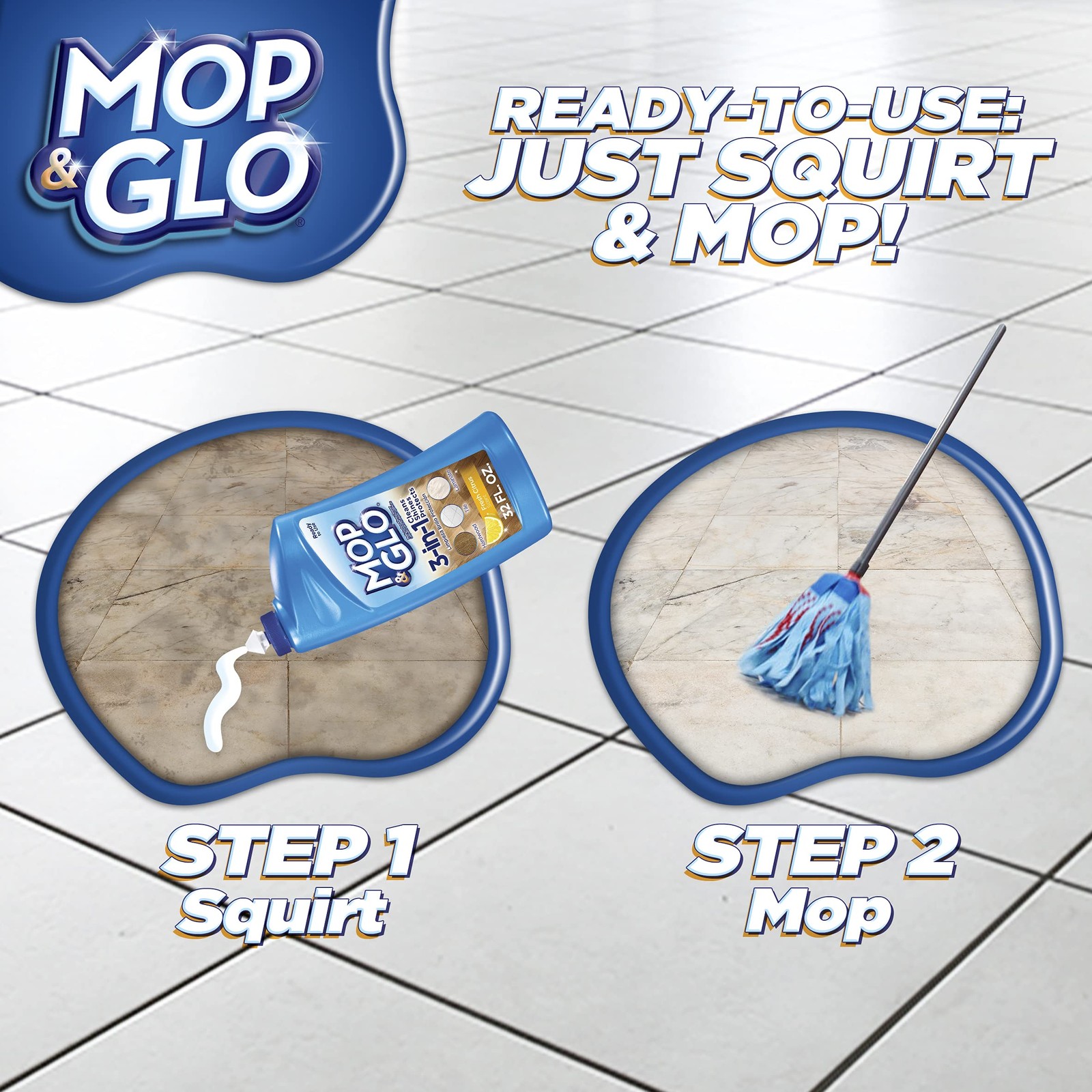 Professional Multi-Surface Floor Cleaner, Fresh Citrus Scent, 64 Oz