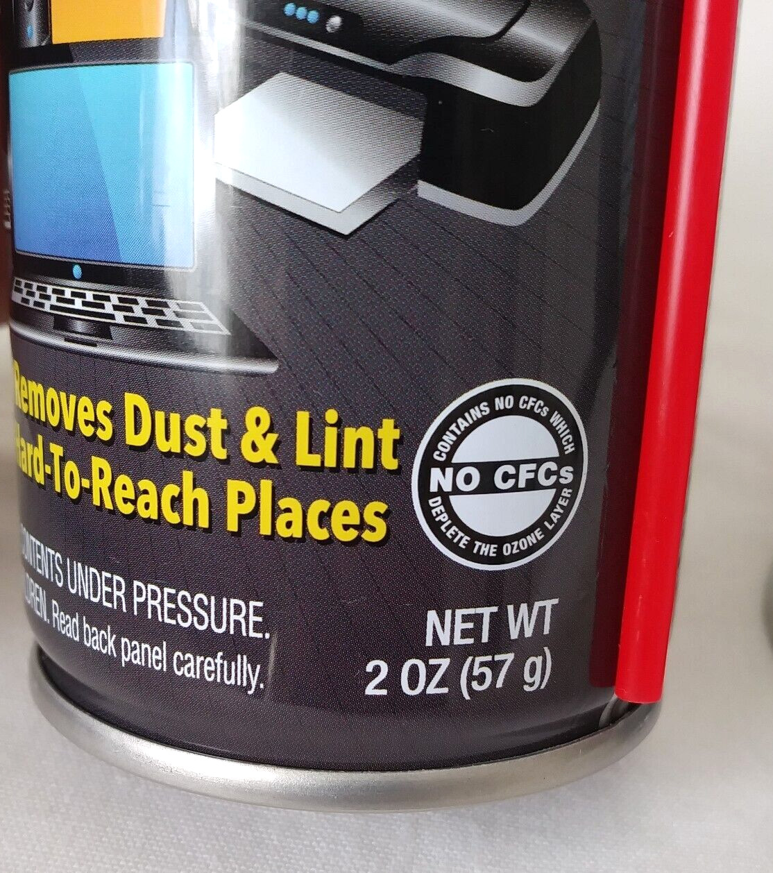 Air Duster Cans Spray Electronics 2 oz Computer Keyboard Particle Remover Comp