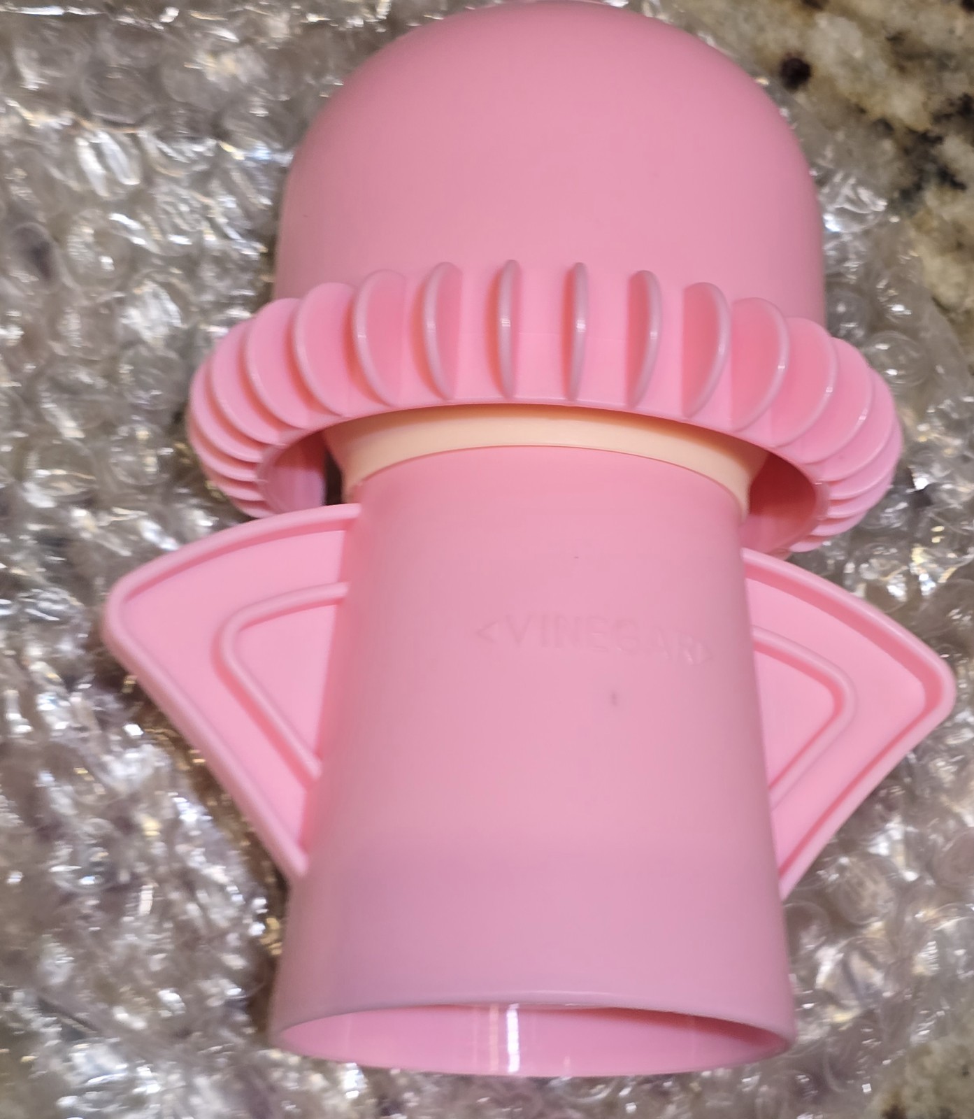 5″ Pink Angry Mama Microwave Steam Cleaner Easy Fast & Fun Vinegar Cleaning Tool