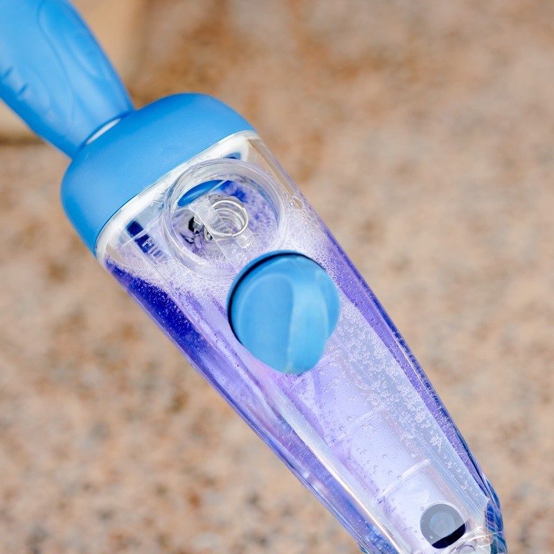 Car Wash Brush W/ Soap Dispenser Extendable Handle Soft Bristles 10in Model 6038