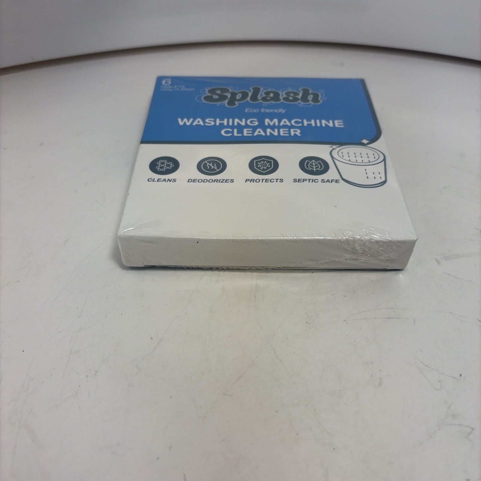 Splash Eco Friendly Washing Machine Cleaner Pack of 6 120g Tablets Safe Septic