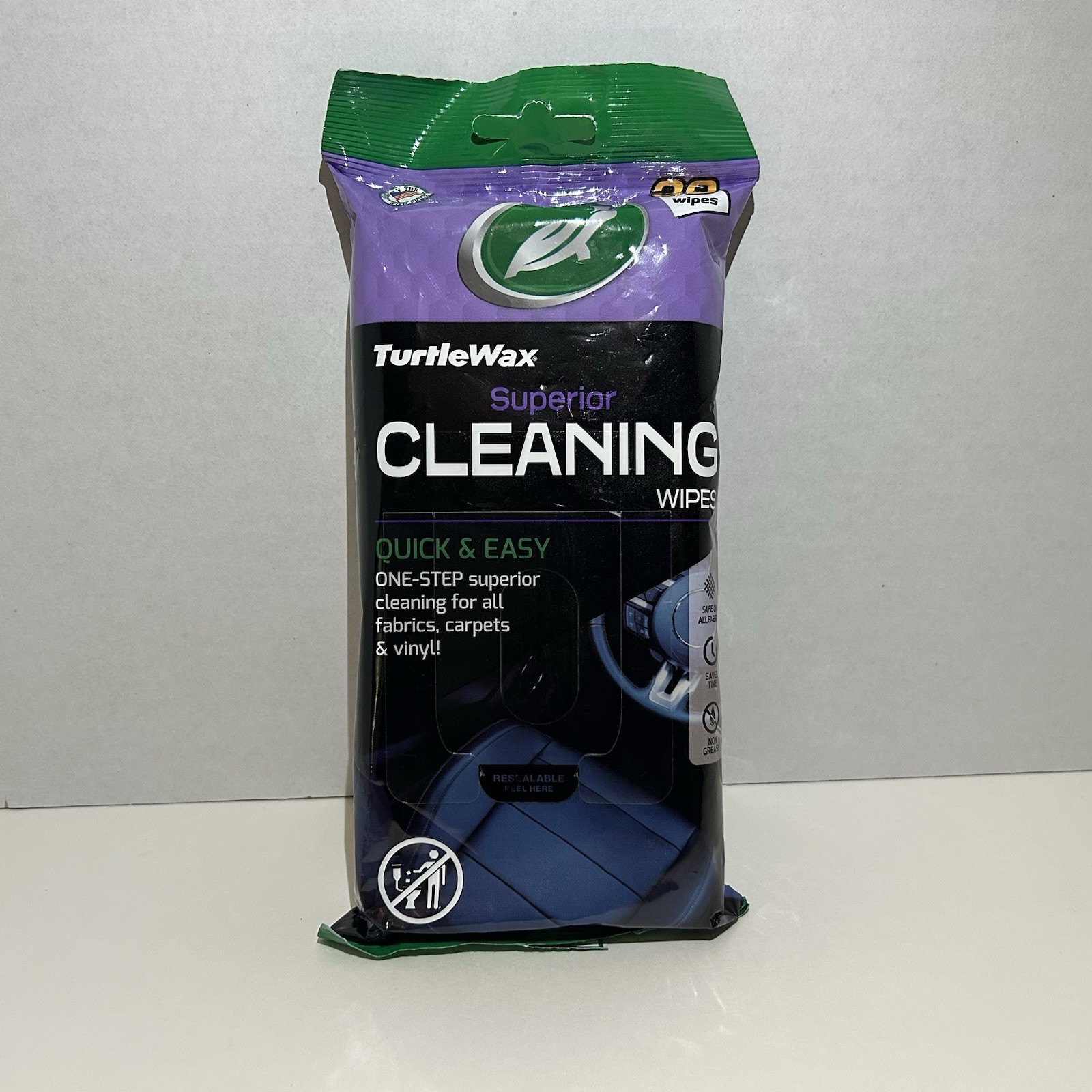 Turtle Wax Superior Cleaning Wipes 30 Count Quick & Easy Automotive Interior
