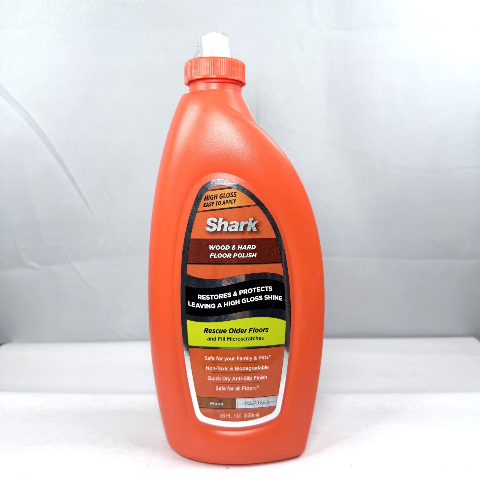 Shark Wood And Hard Floor Polish Restores & Protects High Gloss Shine 28oz / New