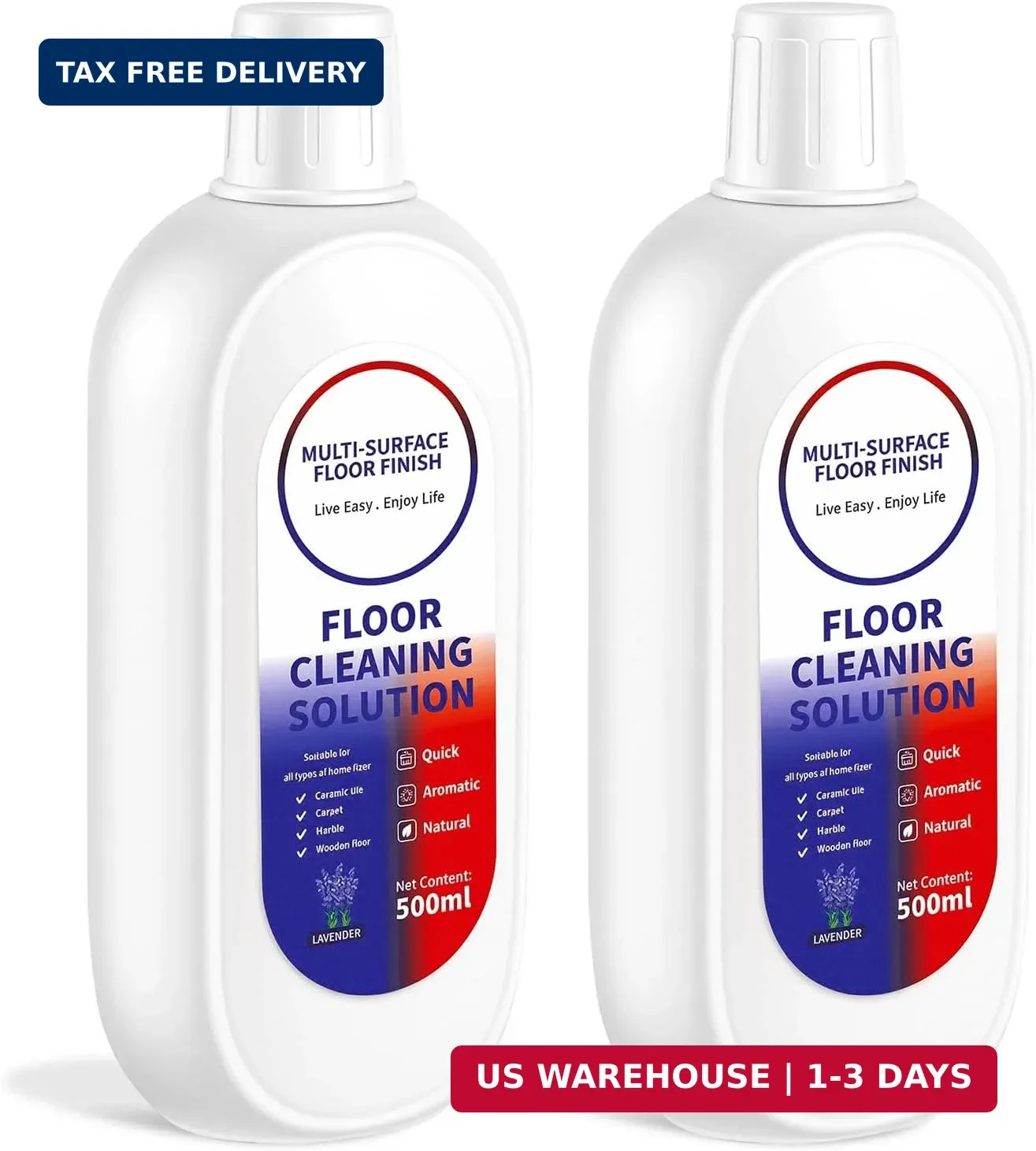 Floor Cleaning Solution Compatible with Tineco/Roborock, Deep Cleans of Multiple