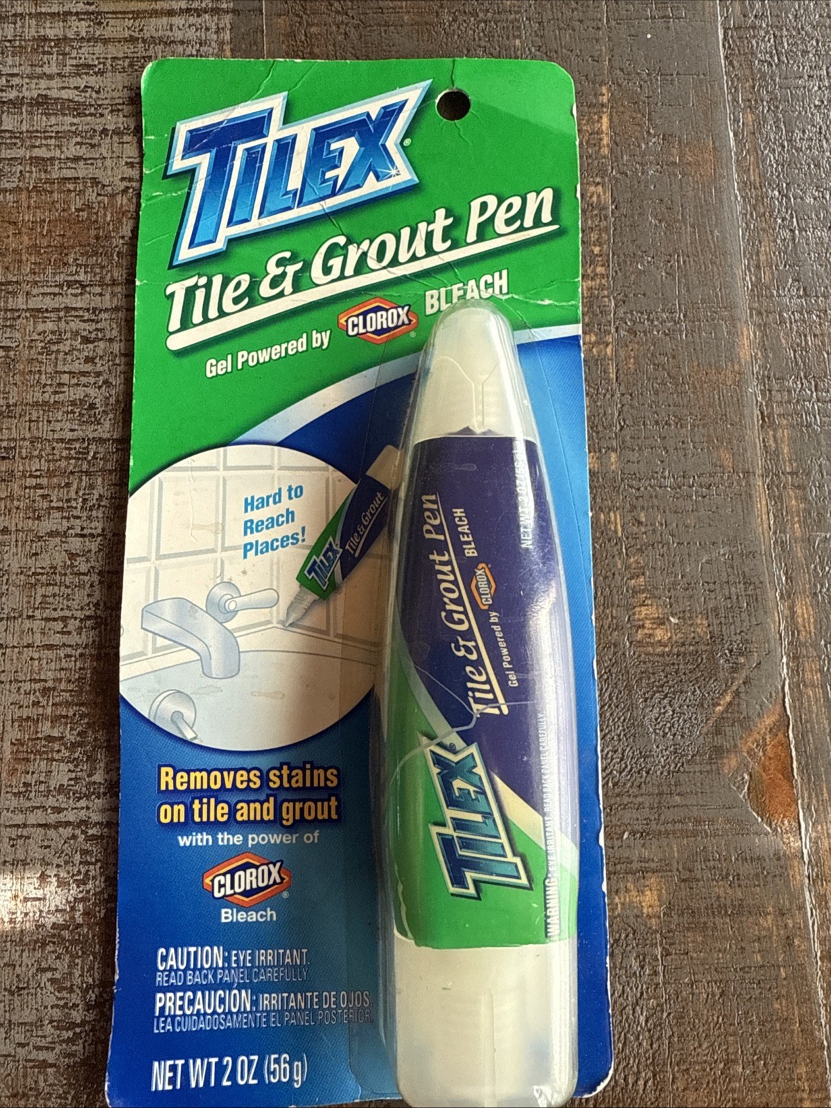 TILEX Tile & Grout Pen Removes Stains 2 oz Dual Tip Clorox Bleach NEW