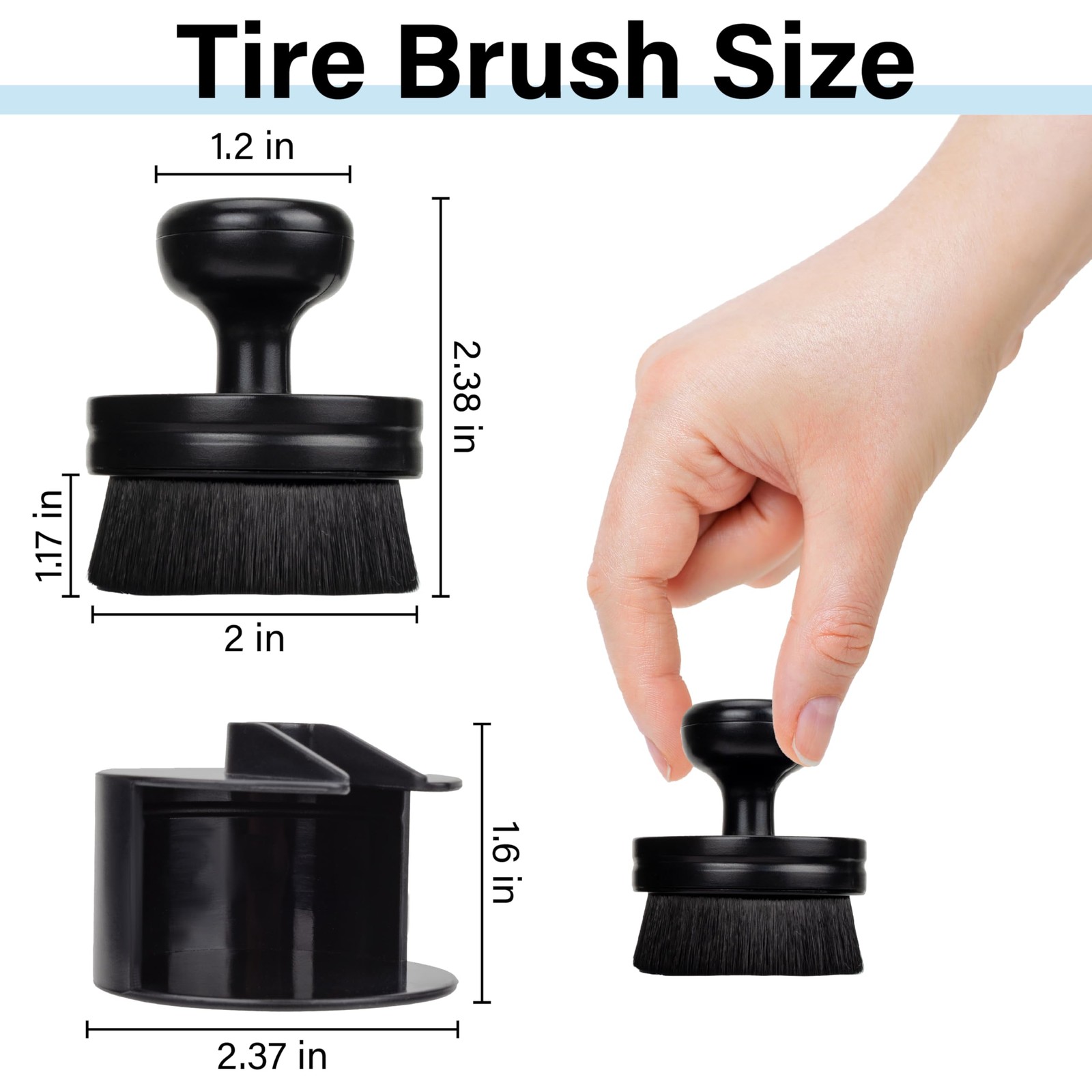 Tire Shine Applicator Brush, Tire Shine Brushes, Tire Dressing Brush Applicat…